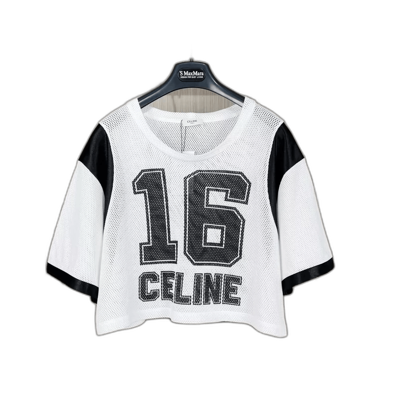 Celine Celine Number 16 Mesh Crop Top Size XS / US 0-2 / IT 36-38 - 1 Thumbnail
