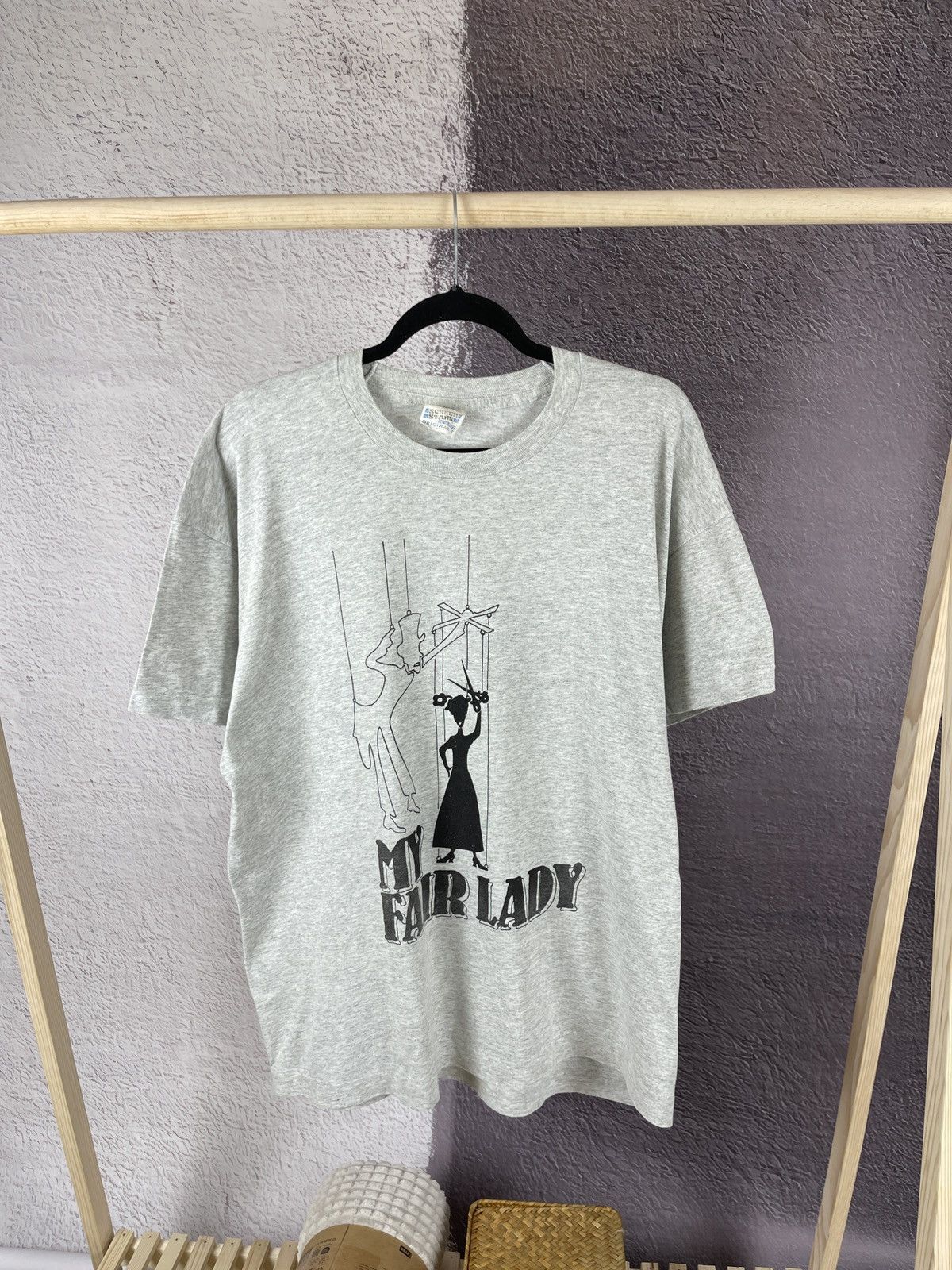 Vintage Screen Stars Vintage 90s My Fair Lady movie Merch T-shirt Size US XL / EU 56 / 4 - 3 Thumbnail