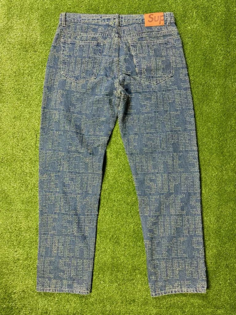 Supreme Supreme Needle Punch Regular Jean Size US 34 / EU 50 - 2 Thumbnail