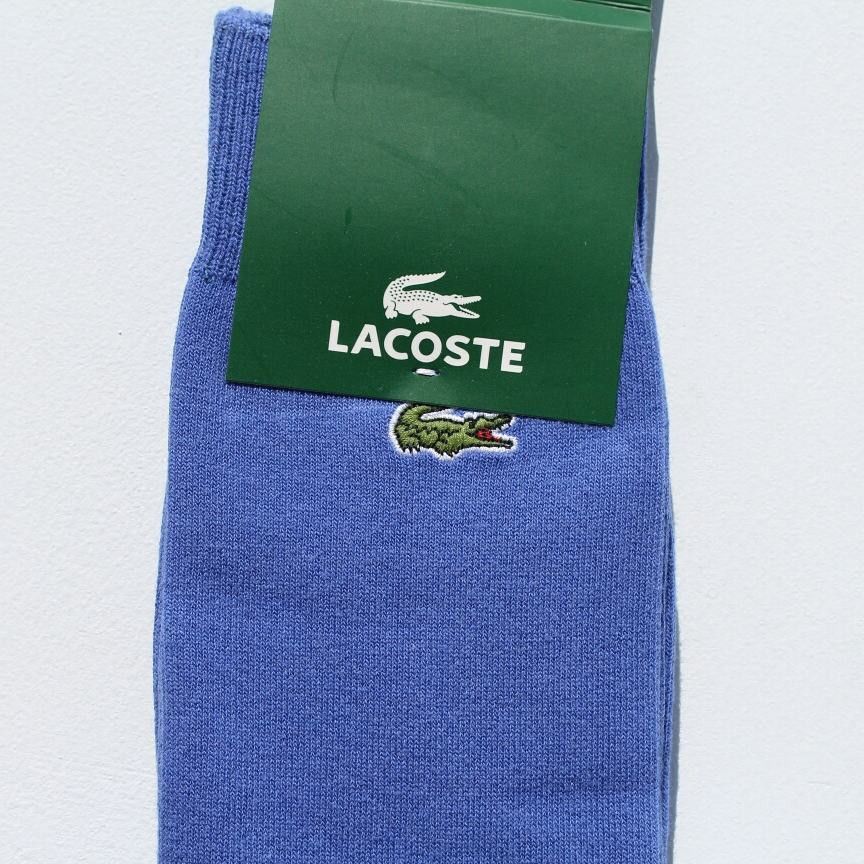Lacoste Lacoste French sock Royal Blue sock Socks NEW Size ONE SIZE - 2 Thumbnail