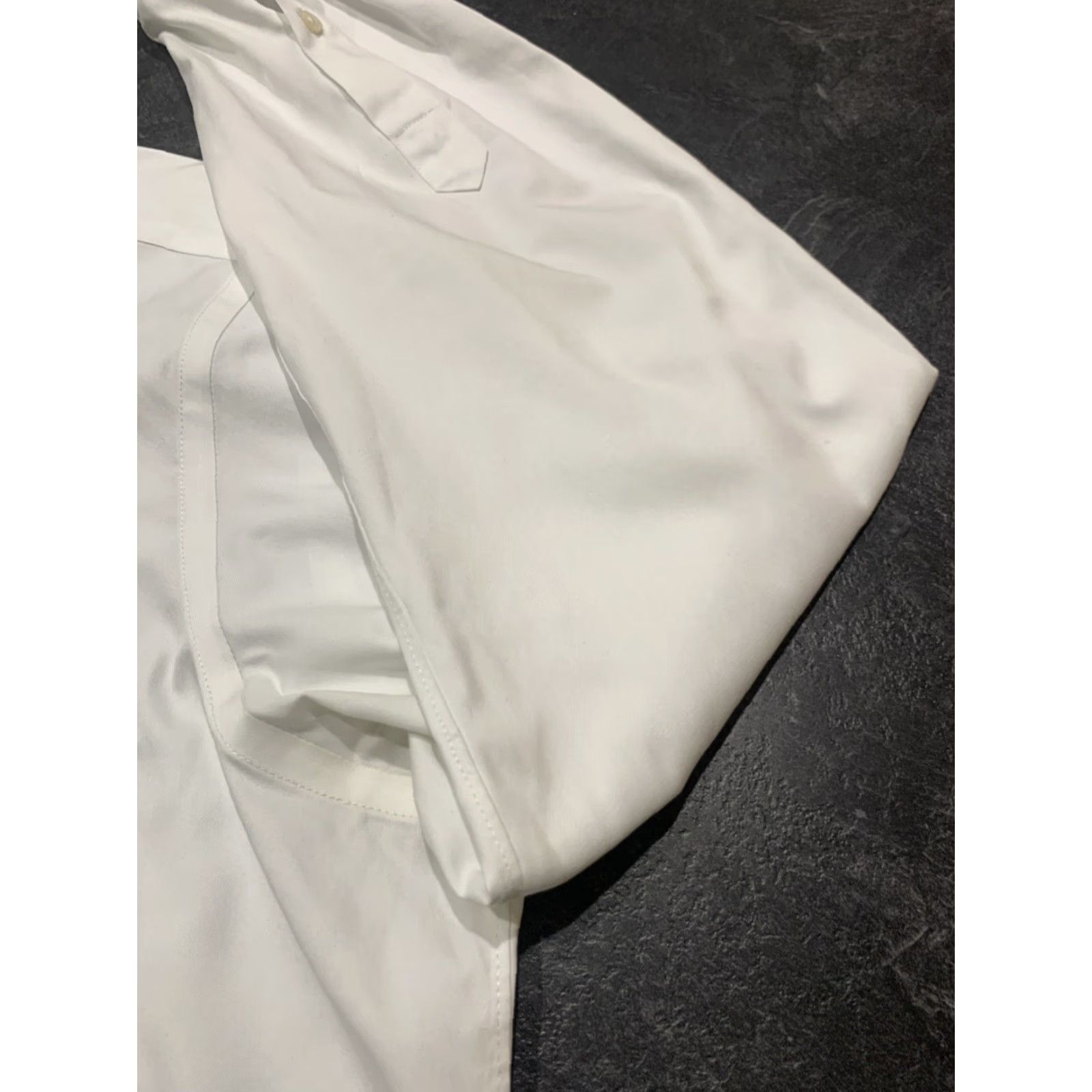 J Brand VINTAGE Buttoned Down Dress Shirt Men White 16 Regular Office Workwear Size 42R - 2 Thumbnail