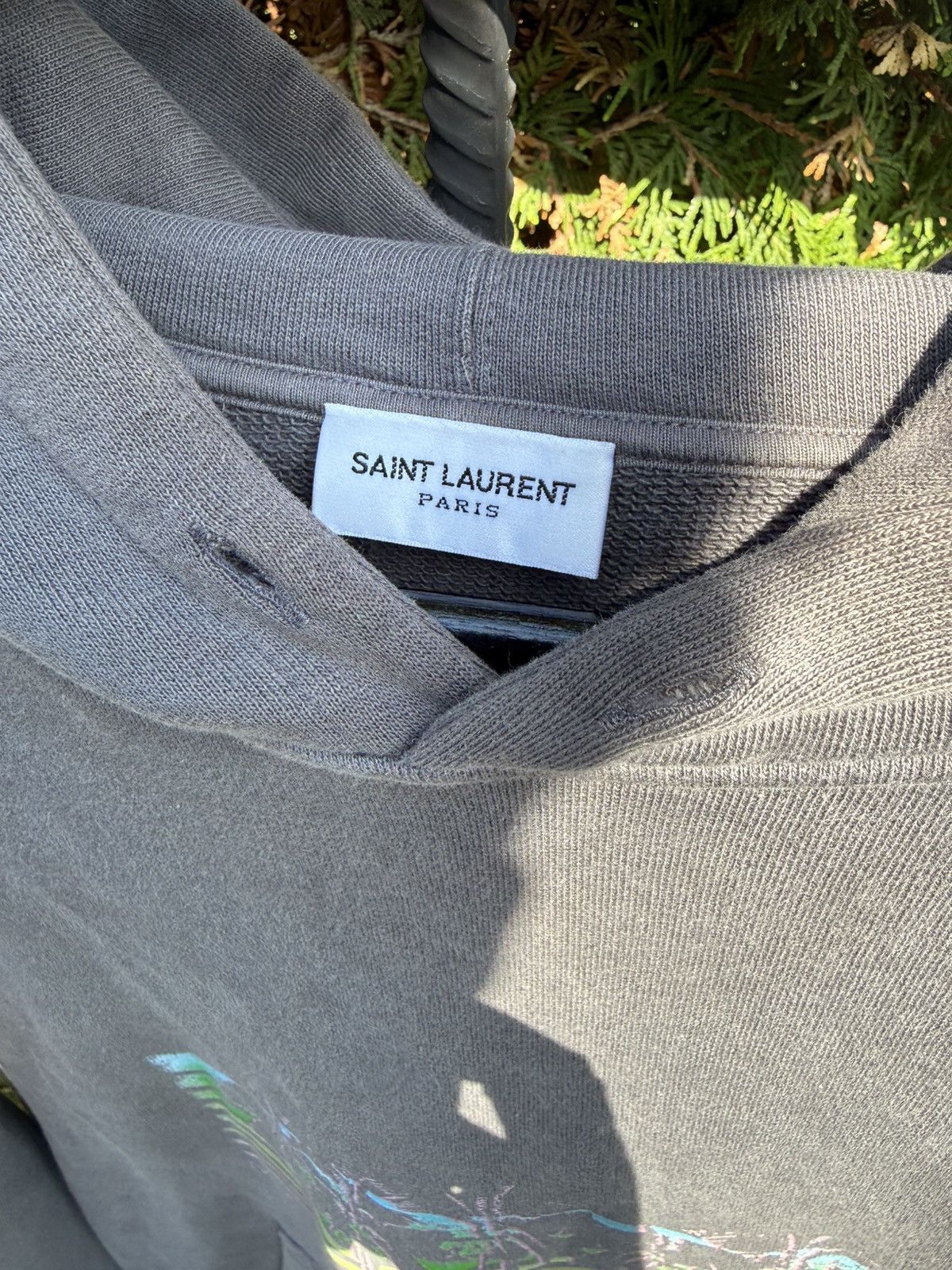 Saint Laurent Paris Saint Laurent Paris Malibu Palm Tress Hoodie Size US L / EU 52-54 / 3 - 3 Thumbnail