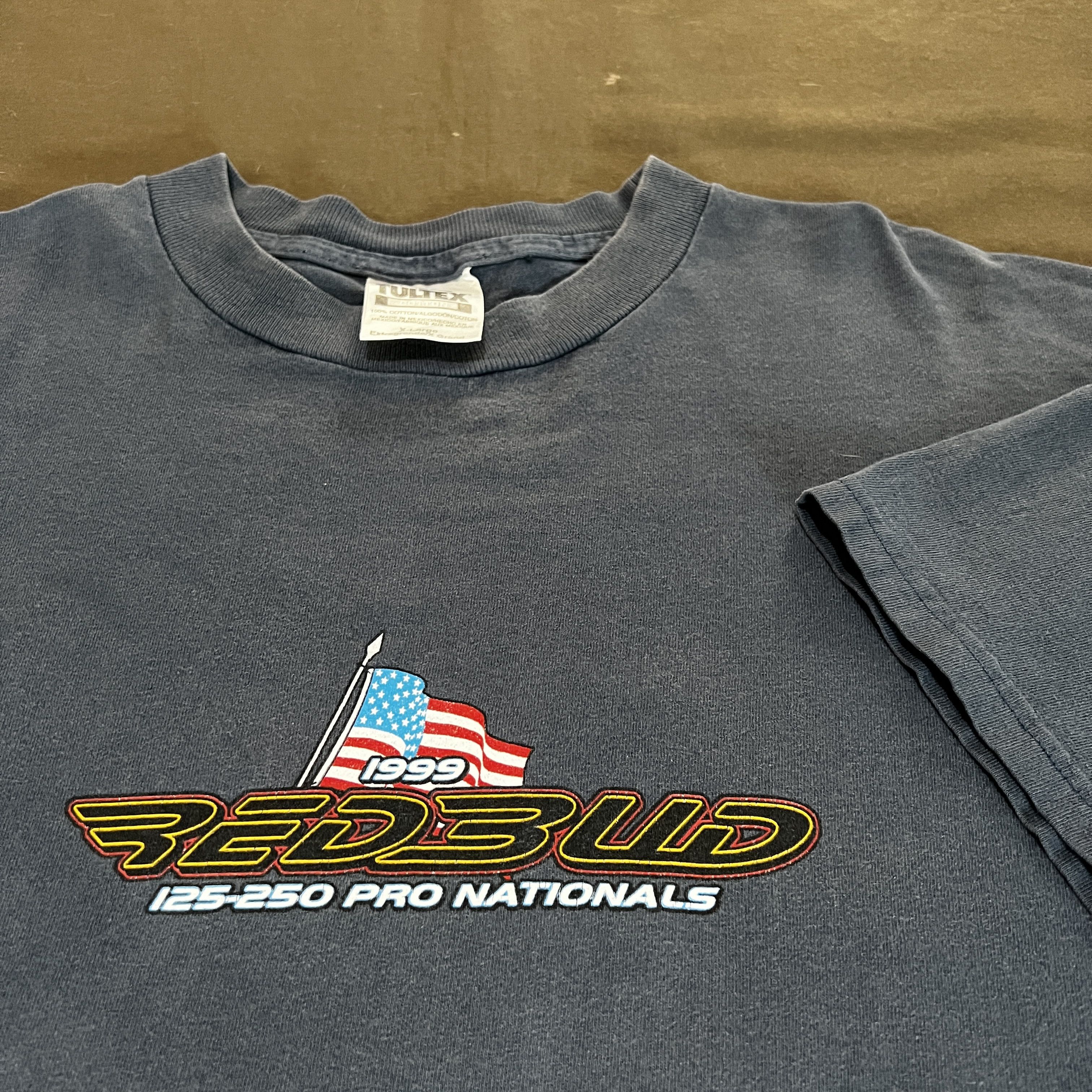 Fox Racing × Sports Specialties × Vintage Vintage 90s Red Bud MX Pro Nationals Motocross Promo Tee XL Size US XL / EU 56 / 4 - 6 Thumbnail