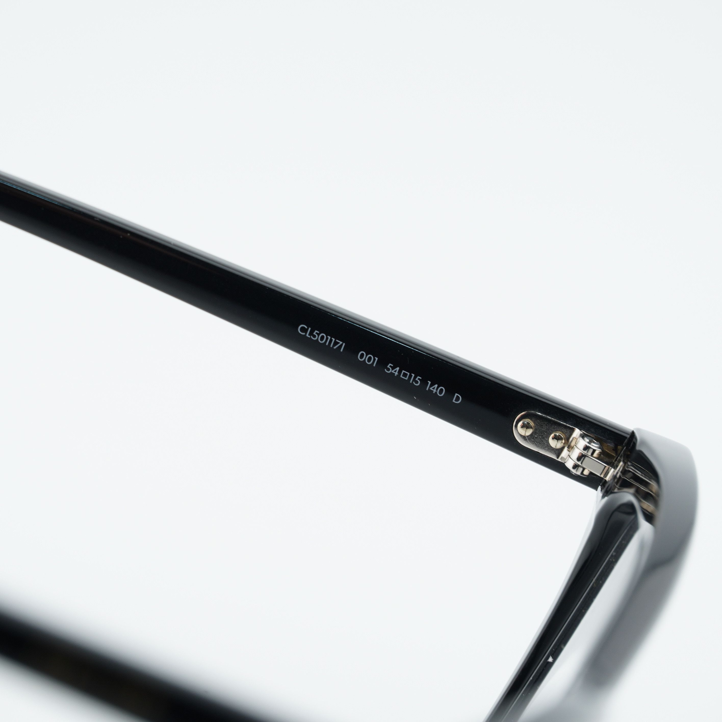 Celine Celine CL50117I 001 Eyeglasses Black 54mm Square Frame Size ONE SIZE - 8 Thumbnail