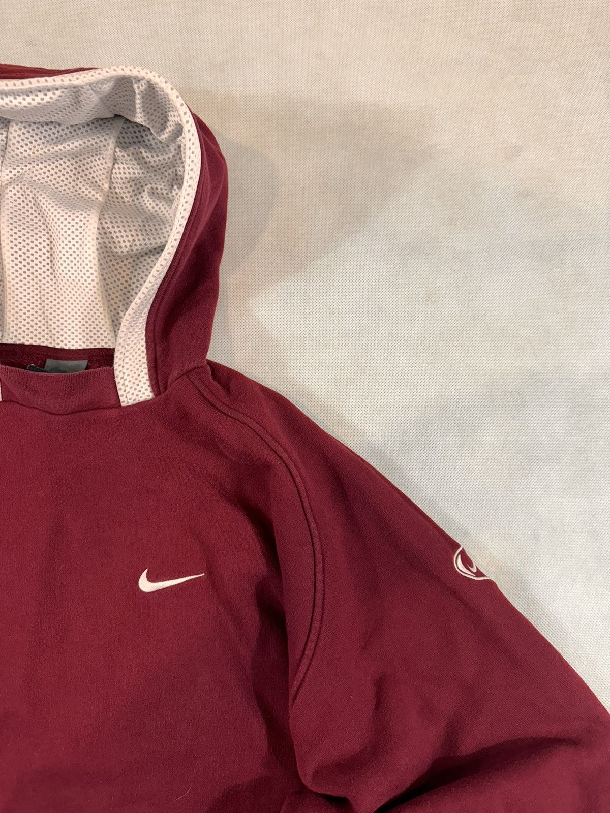 Nike × Vintage NIKE VINTAGE BASIC LOGO OVERSIZE BOXY HOODIE Size US XL / EU 56 / 4 - 4 Thumbnail