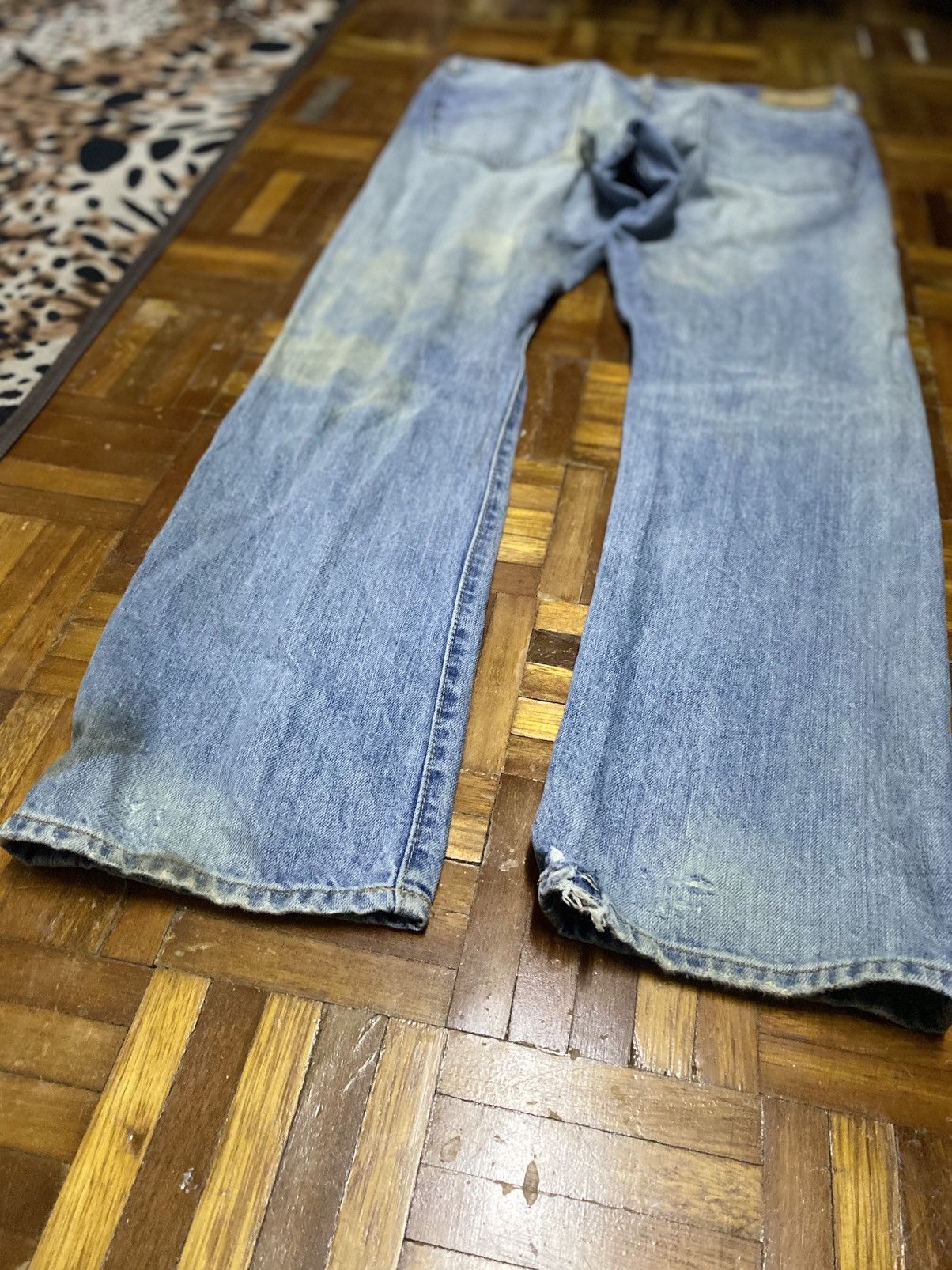 Polo Ralph Lauren × Vintage Vintage Denim Polo Ralph Lauren 90s distressed Size US 37 - 15 Thumbnail