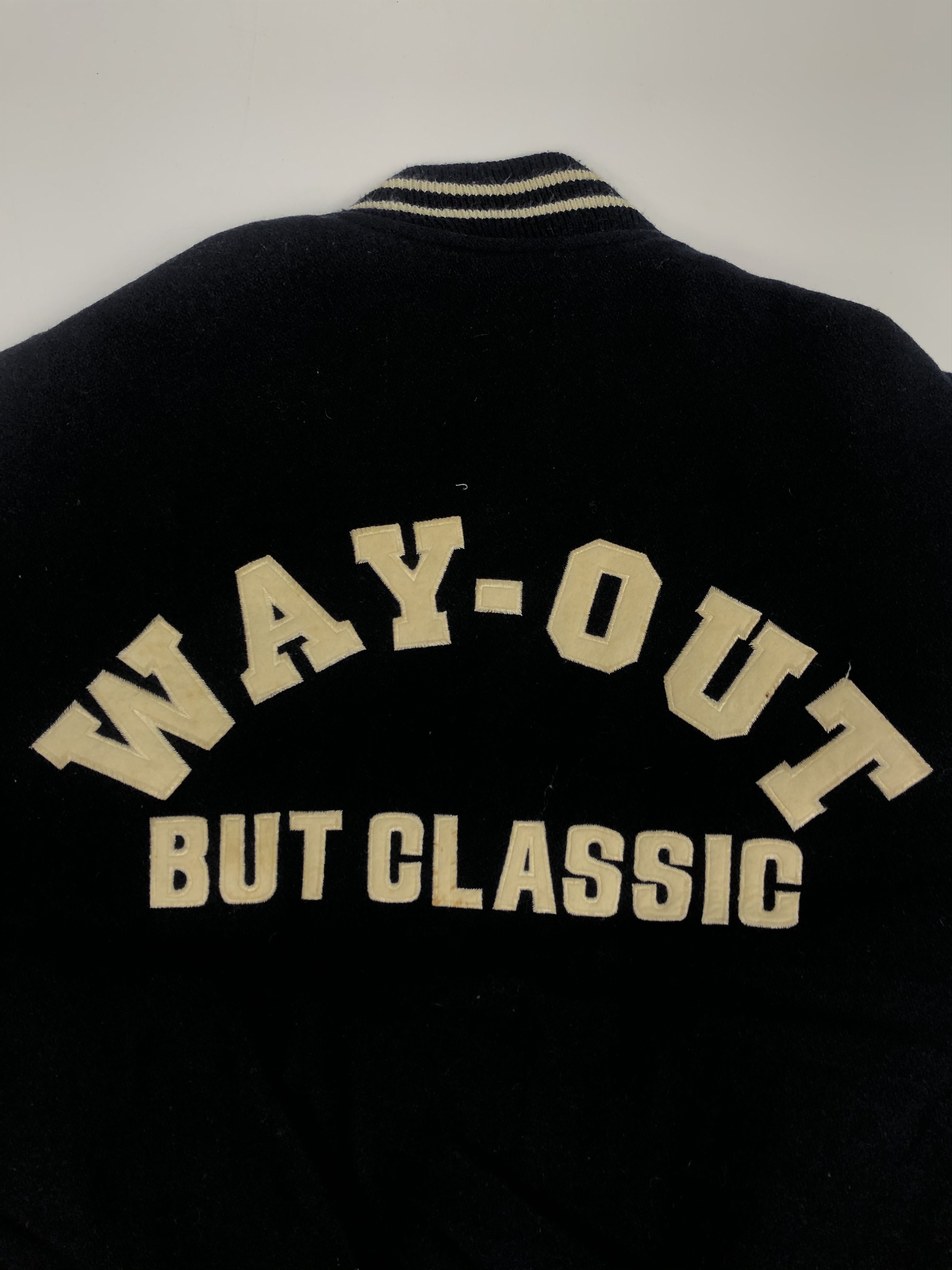 Japanese Brand Vintage 90s Japanese Brand Way Out Varsity Jacket V0069 Size US M / EU 48-50 / 2 - 3 Thumbnail