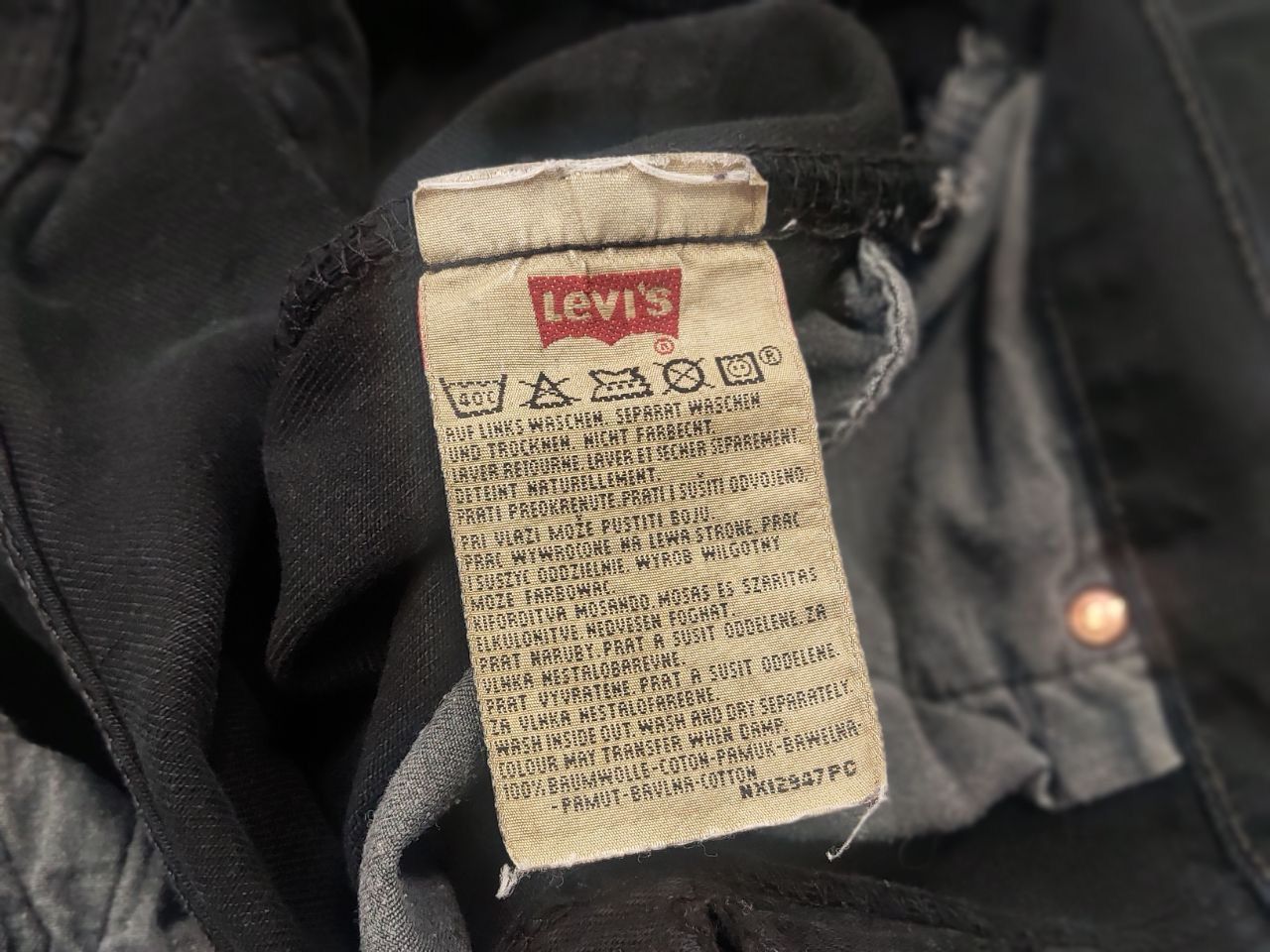 Levi's Vintage 90's Levi’s 501 Sashiko Face Jeans junya watanabe Size US 34 / EU 50 - 14 Thumbnail