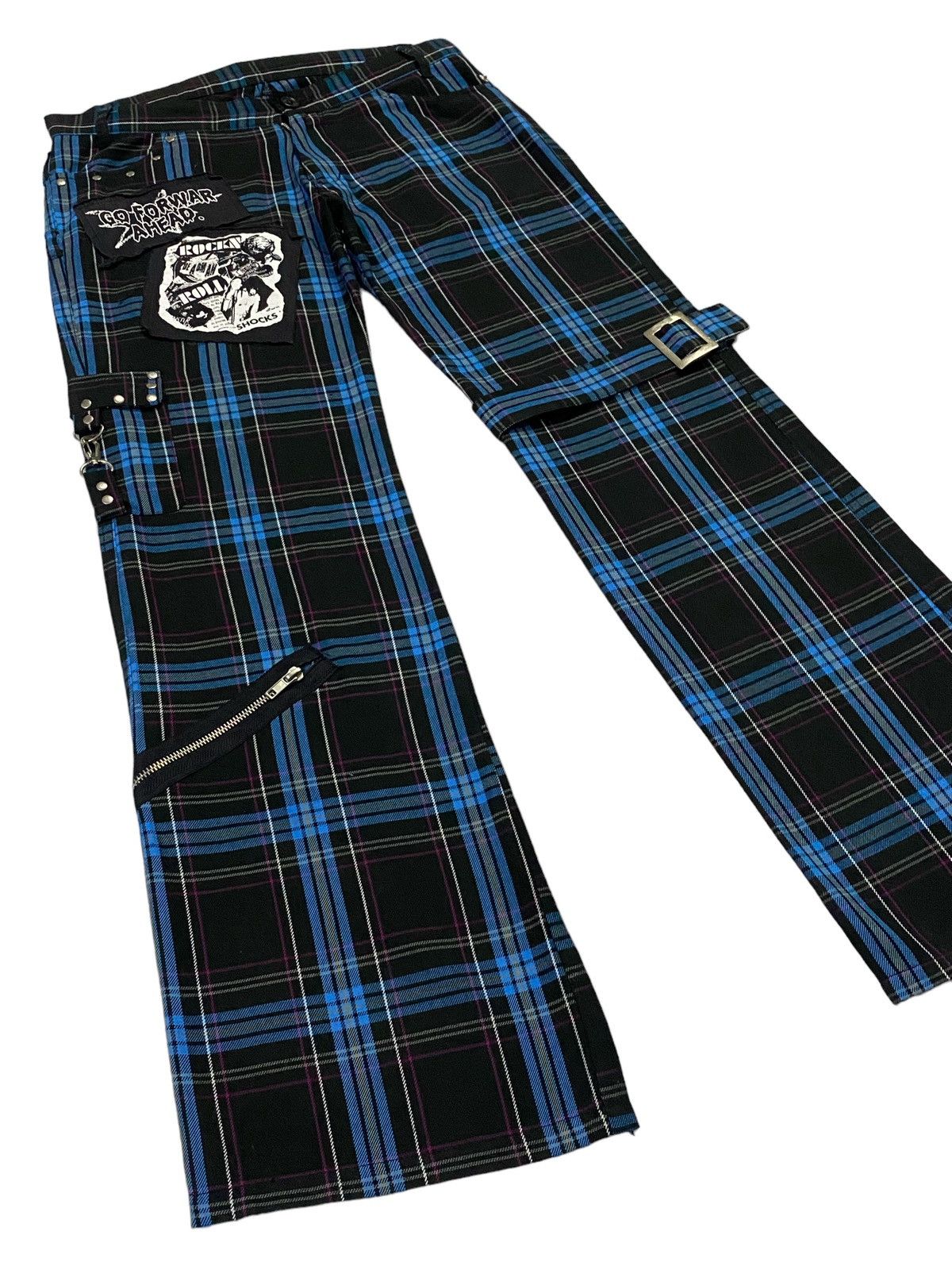Japanese Brand × Revenge × Seditionaries Sex Pot Revenge Flare Bondage Pants Size US 30 / EU 46 - 21 Thumbnail
