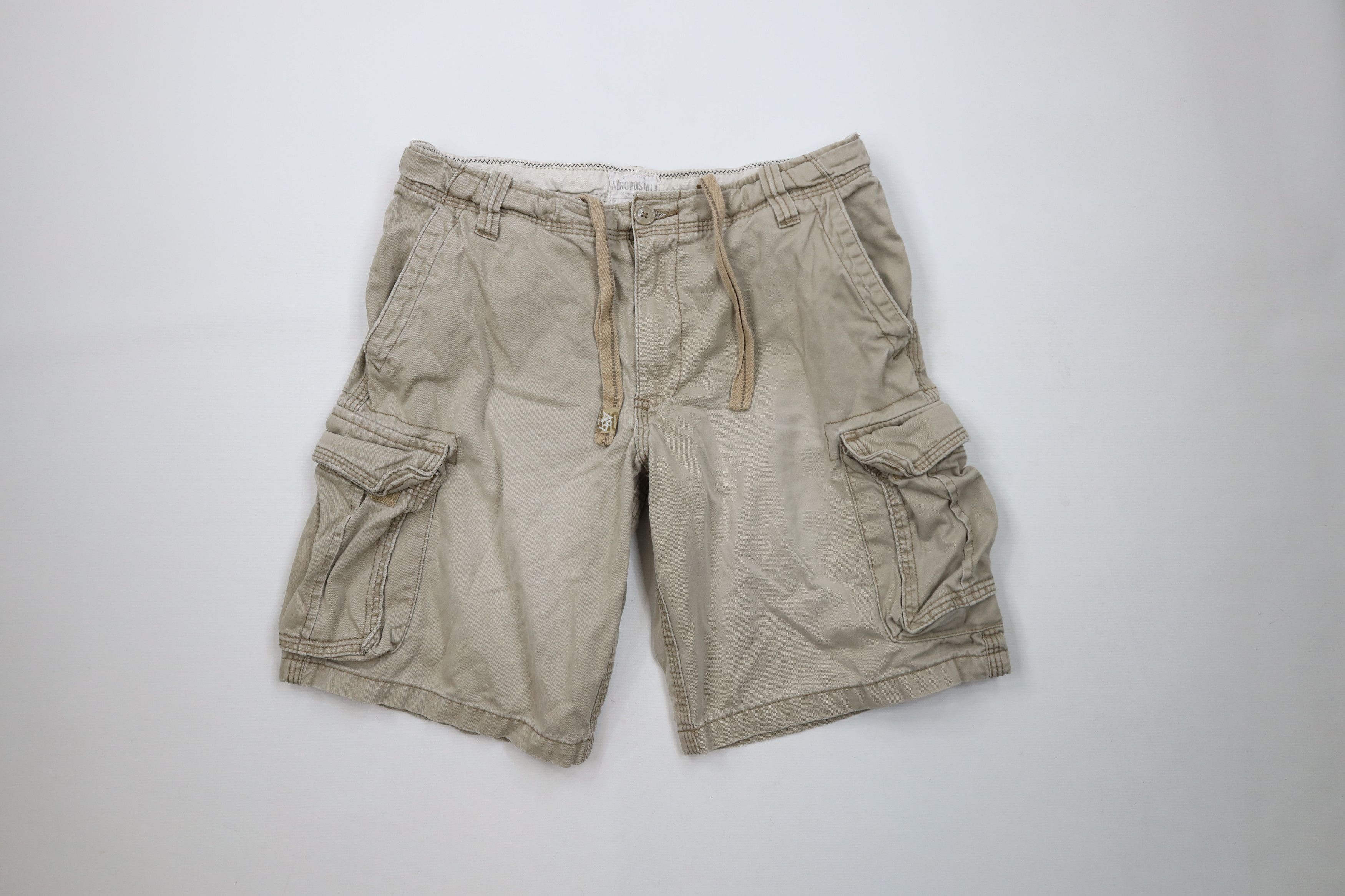 Aeropostale × Vintage Vintage Y2K Aeropostale Heavyweight Length Cargo Shorts Size US 36 / EU 52 - 1 Thumbnail