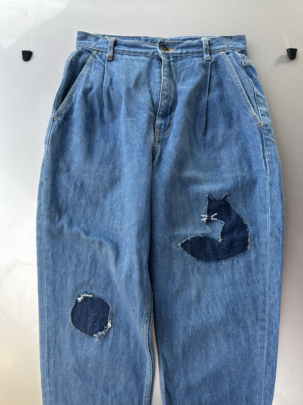 Ne-Net Vintage Issey Miyake Patches Ripp Denim Size US 32 / EU 48 - 4 Thumbnail