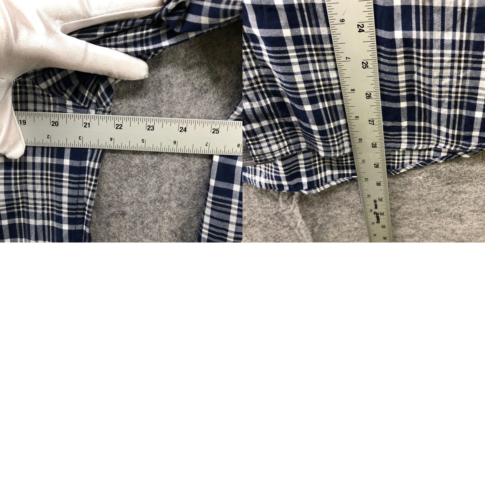 Michael Kors Michael Kors Shirt Mens M Long Sleeve Tailored Fit Plaid Blue Gray Cotton Button-Up Casual Workwear Size US M / EU 48-50 / 2 - 8 Thumbnail