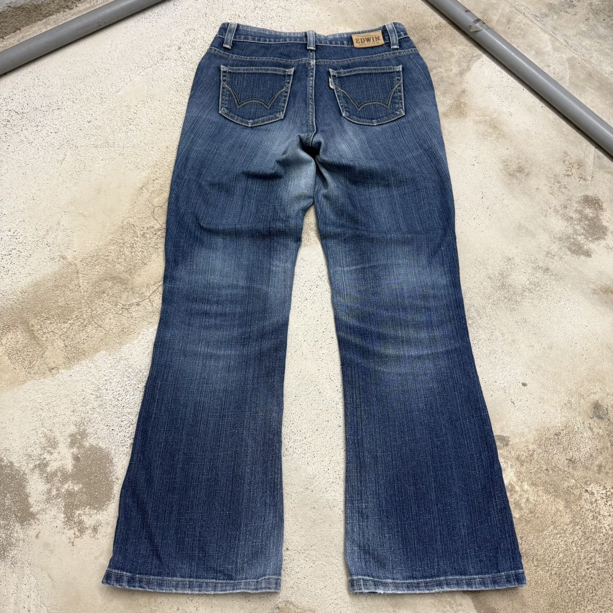 Edwin Edwin Women Flare International Basic Stretch Denim Pants Size 29" - 2 Thumbnail