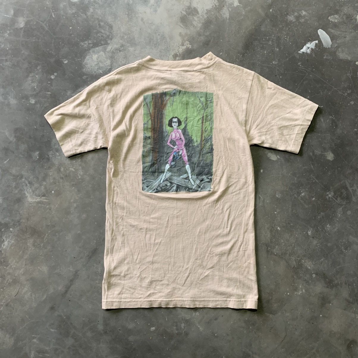 Anime Vintage 90s Metro Grapich Tshirt Size US M / EU 48-50 / 2 - 1 Thumbnail