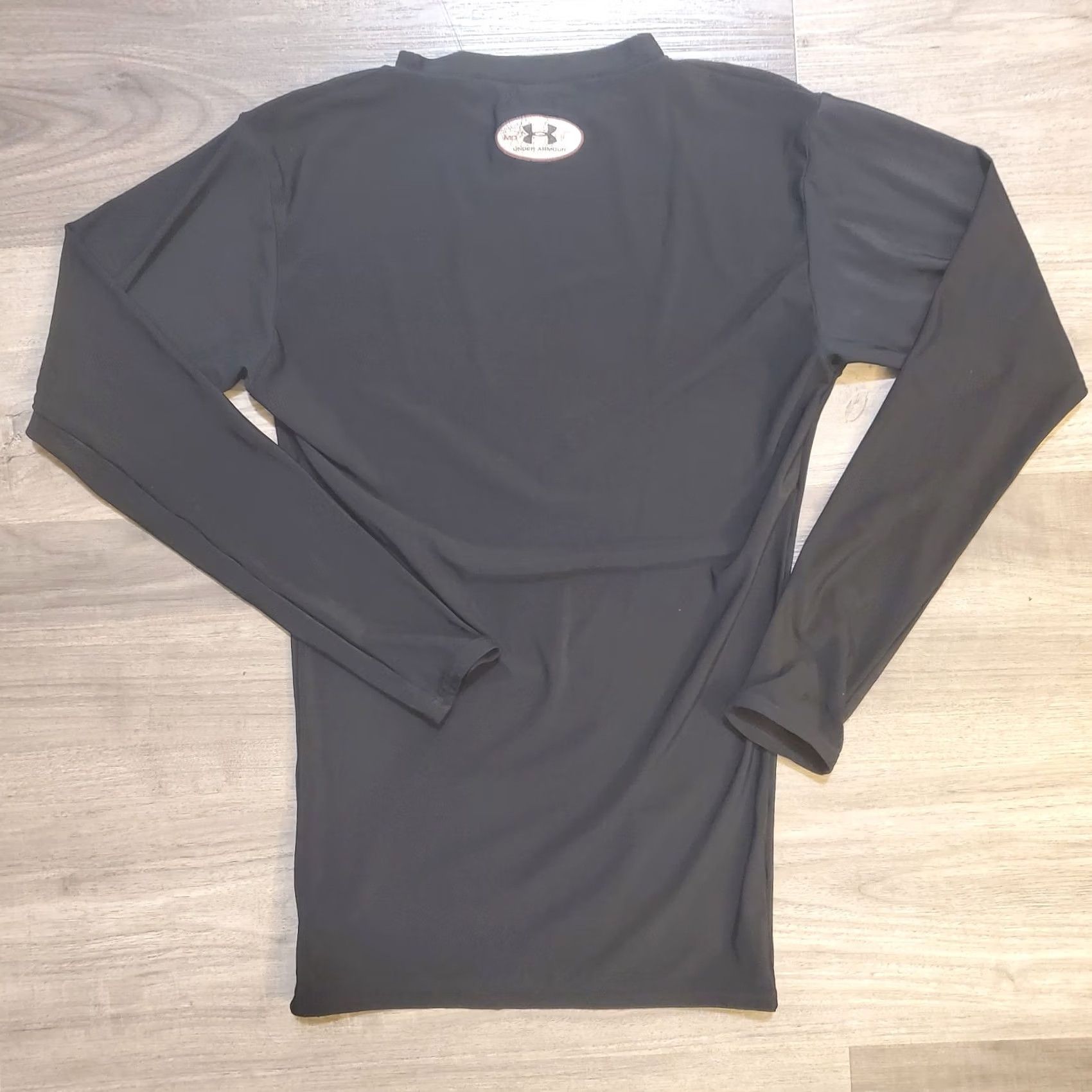 Under Armour Under Armour Cold Gear Shirt Men's Medium Black Adult Compression Fit Crew Neck Long Sleeve T-Shirt Football Running Walking Size US M / EU 48-50 / 2 - 2 Thumbnail