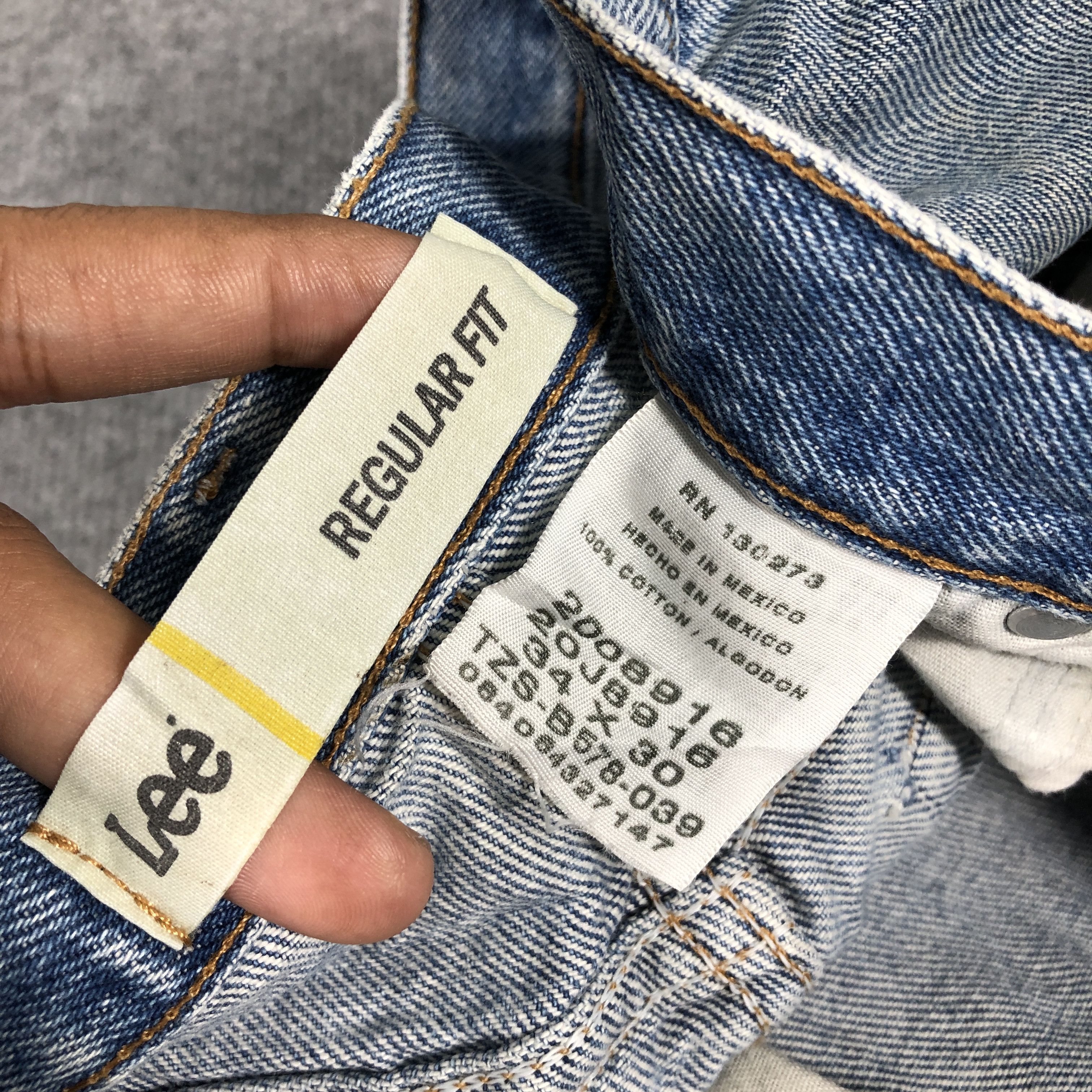Lee × Vintage Vintage Lee Regular Fit Jeans L836 Size US 34 / EU 50 - 9 Thumbnail