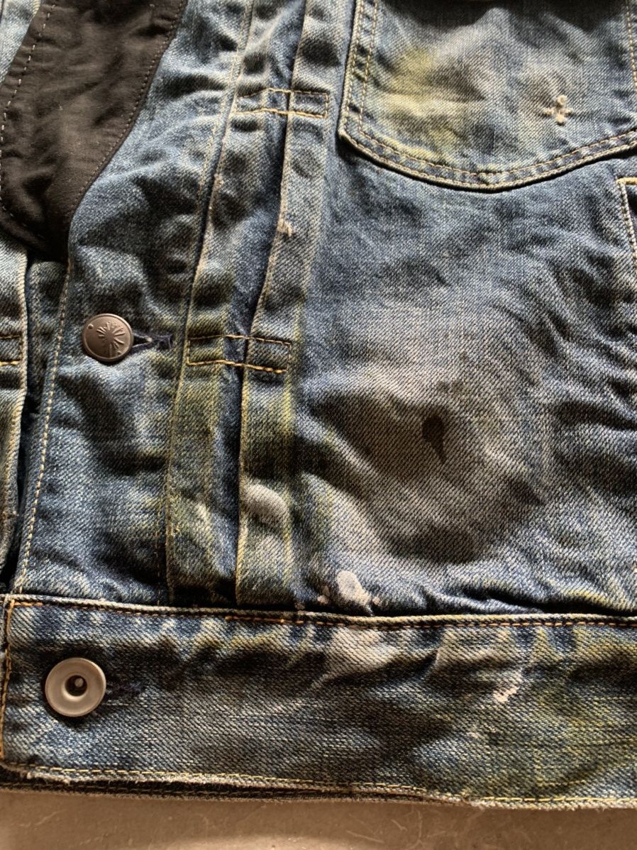 Japanese Brand ARCHIVED miharayasuhiro japanese denim jacket splatter vtg Size US S / EU 44-46 / 1 - 13 Thumbnail