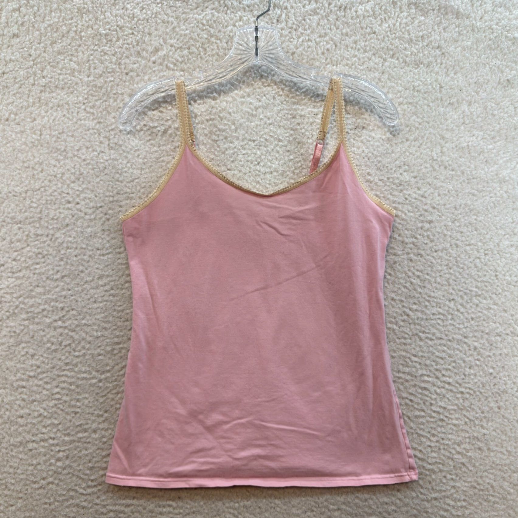 Vintage Maidenform Camisole Tank Top 2XL XXL Pink Coquette Fairy Grunge Whimsigoth - Tank - Women - 2XL - Pink - Sleeveless - Strappy - Adjustable - Stretch Size XXL / US 16-18 / IT 52-54 - 2 Thumbnail