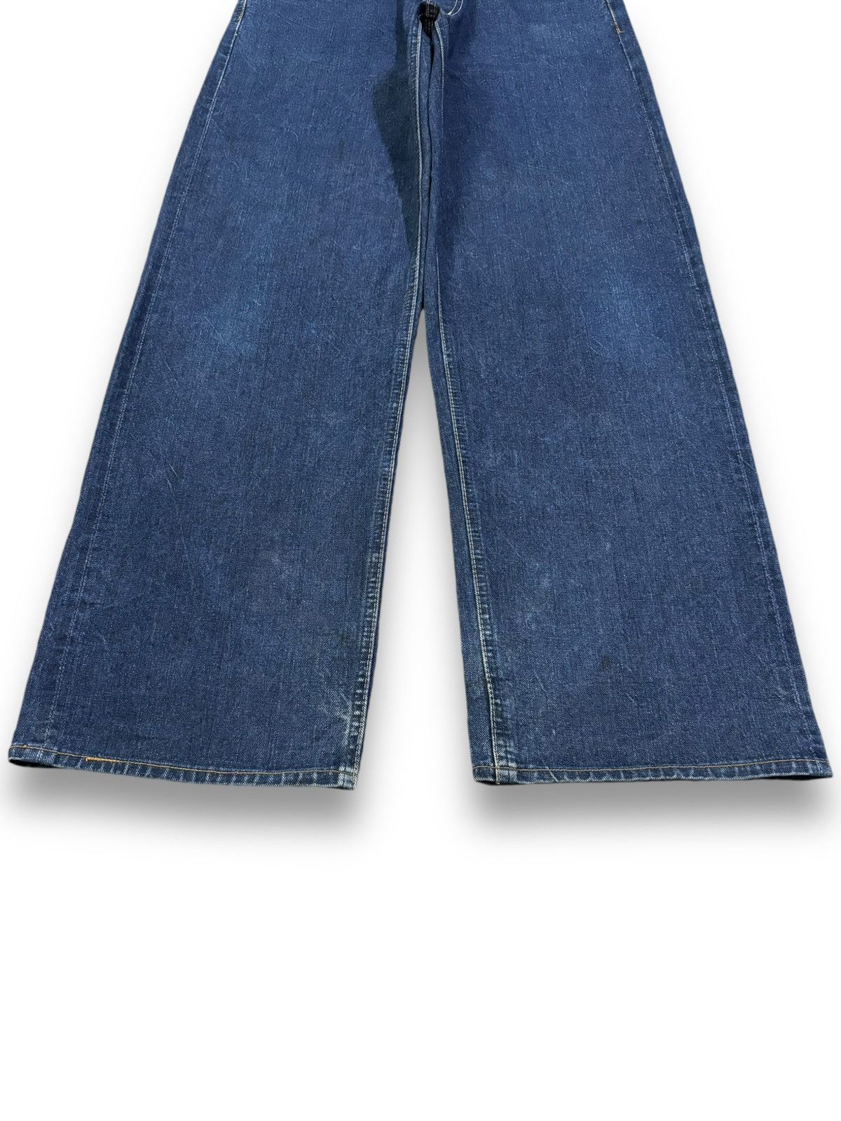 Sugar Cane Vintage 1990s Sugar Cane’s Selvedge Buckle Back Baggy Jeans Size US 30 / EU 46 - 12 Thumbnail