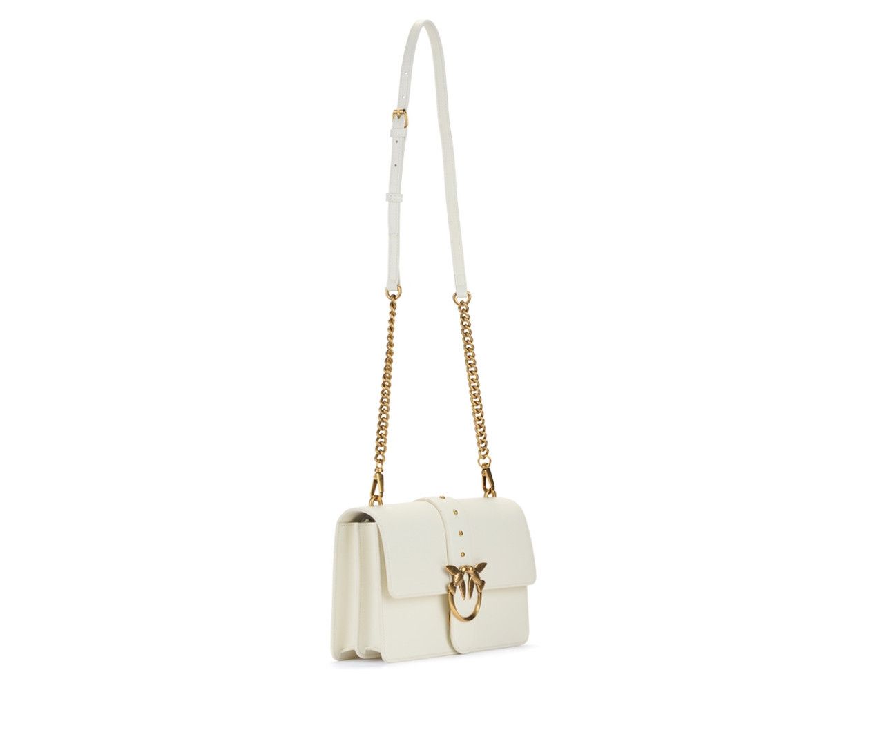 Pinko o1s22i1n0824 Size: OS / Classic Love Crossbody Bag in White Size ONE SIZE - 4 Thumbnail