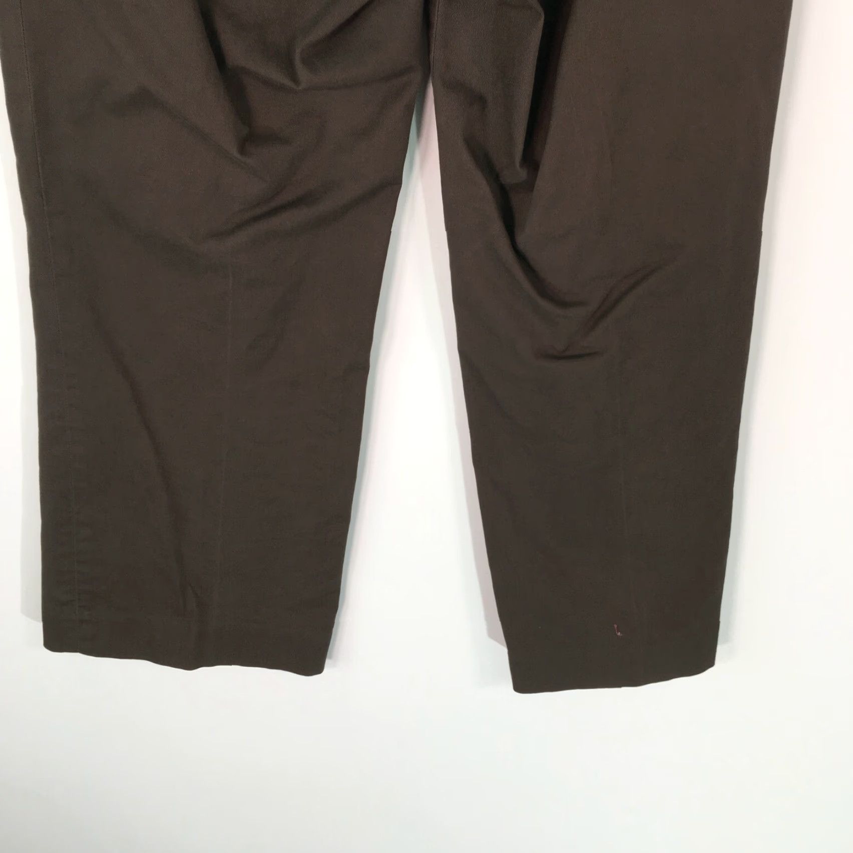 Gap Gap Womens Casual Regular Cropped Stretch Brown Dress Pants Size 12 Size 34" / US 12 / IT 48 - 6 Thumbnail
