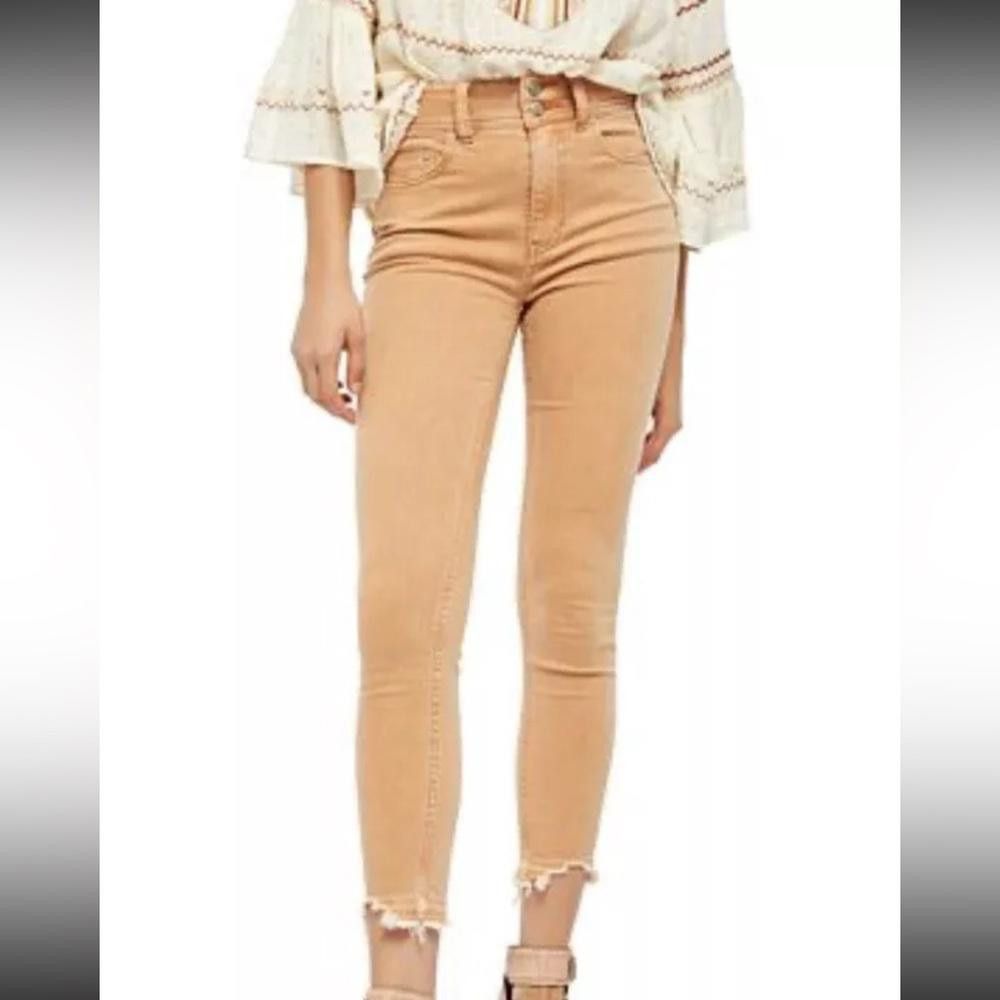 Free People Free People l Wild Child Tan Skinny Jeans 25 Size 25" / US 0 / IT 36 - 12 Thumbnail