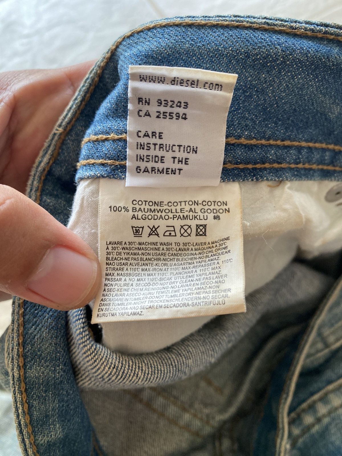 Diesel × If Six Was Nine Diesel bleach flared jeans S4 Size US 38 / EU 54 - 9 Thumbnail