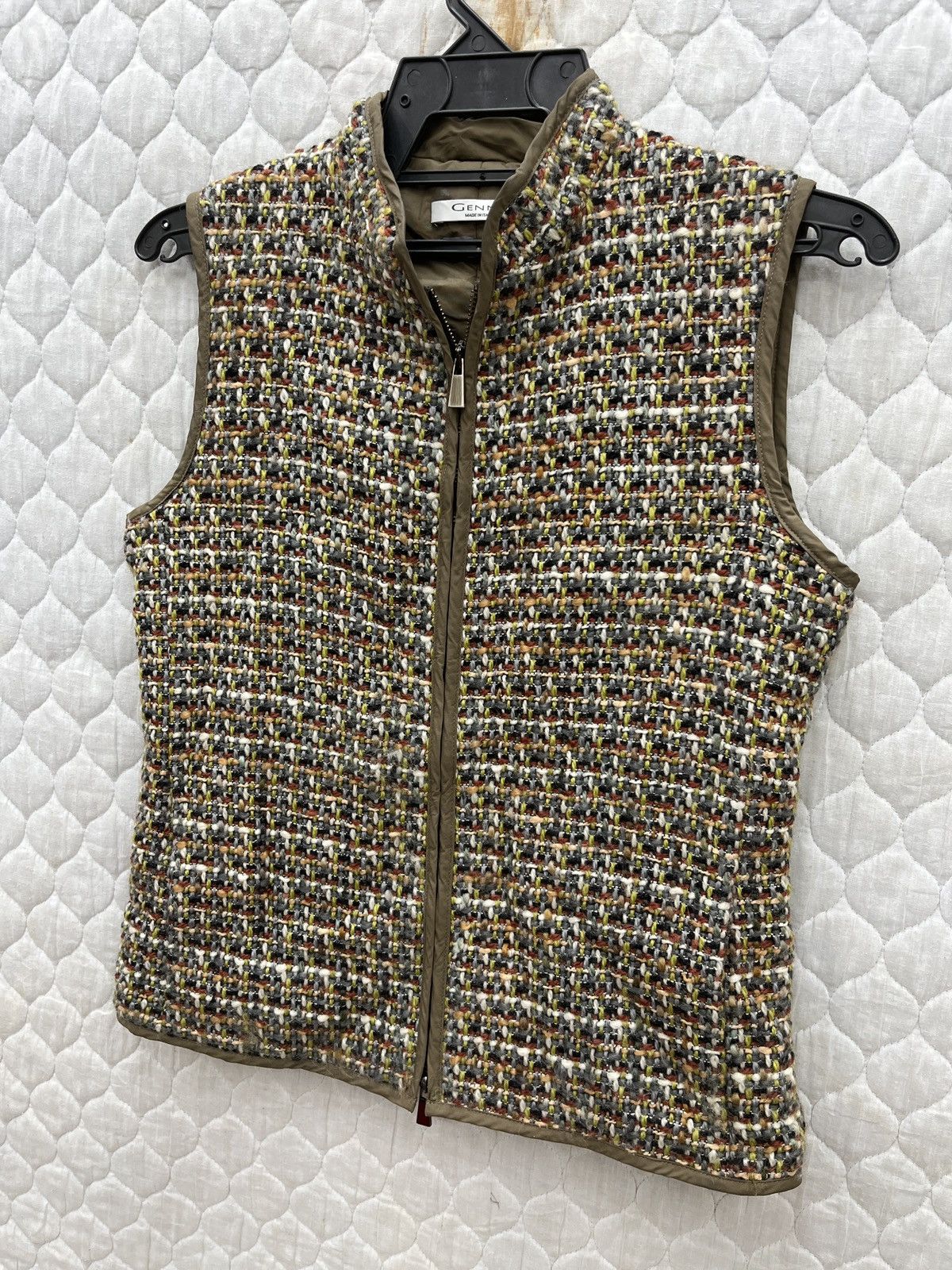Versace 🔥🔥🔥STEALS GENNY BY GIANNI VERSACE TWEED VEST Size S / US 4 / IT 40 - 1 Thumbnail