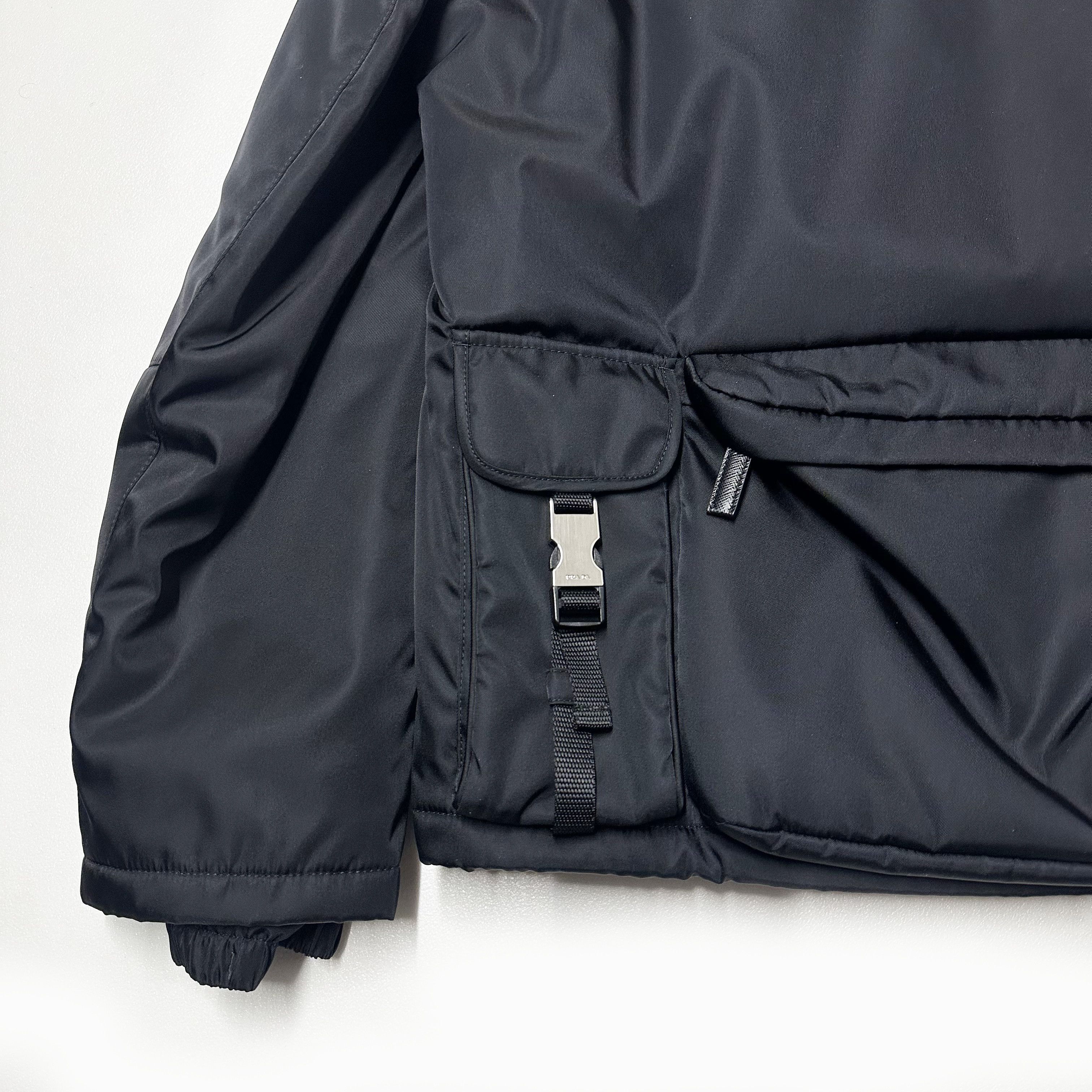 Prada Prada FW21 Re-Nylon Utility S M mens black jacket puffer Size US M / EU 48-50 / 2 - 8 Thumbnail