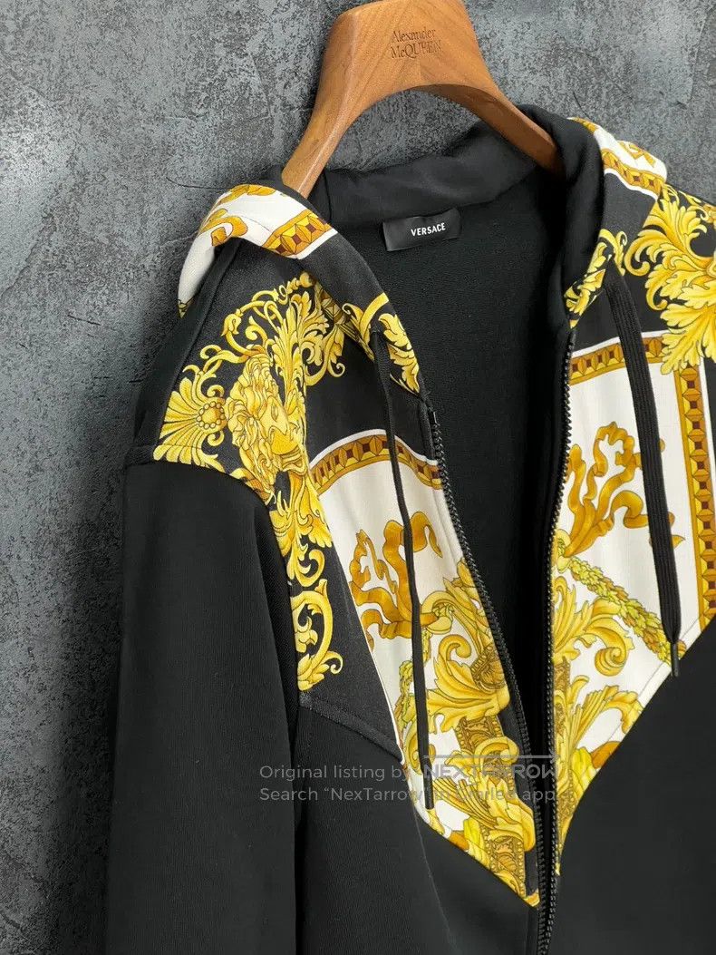 Versace Medusa print cotton jacket