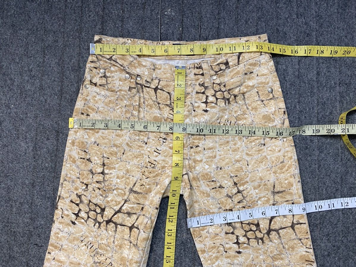 Trussardi Trussardi Jeans Sand Erosion Crocodile Effect Straight Cut Size US 34 / EU 50 - 15 Thumbnail