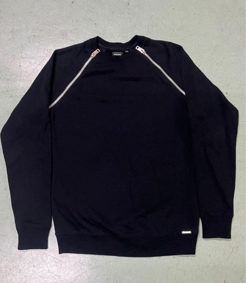 Diesel 2010s Y2K Diesel Zipper sweater Size US M / EU 48-50 / 2 - 1 Thumbnail