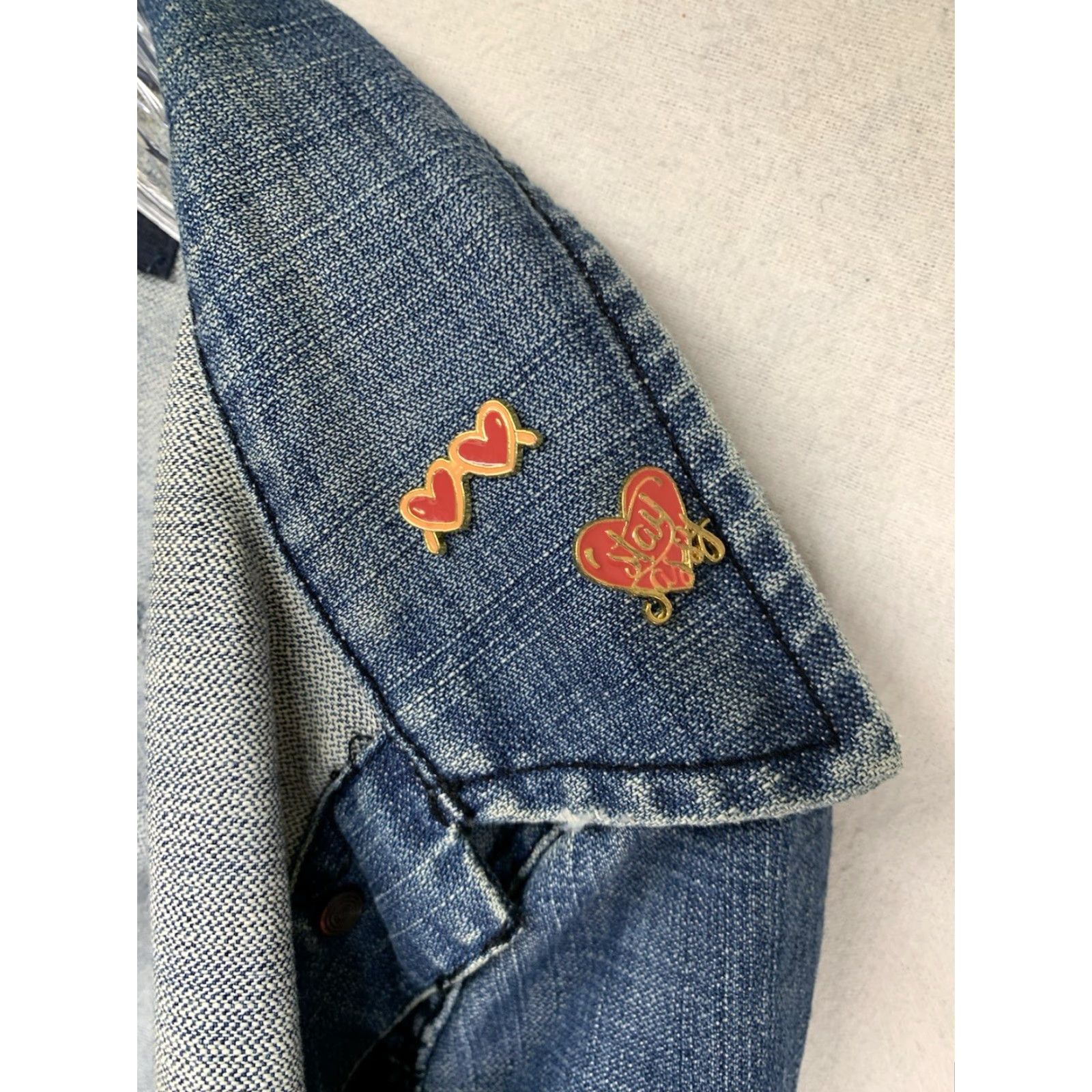 French Connection VINTAGE French Connection Women's Denim Jacket Casual Travel Basic Size 4 Blue Retro Size 27" / US 4 / IT 40 - 7 Thumbnail