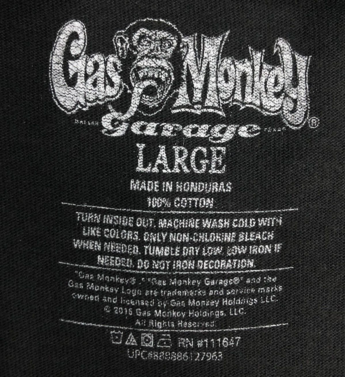 Vintage Vintage Gas Monkey Garage Dallas Texas T-Shirt Size US L / EU 52-54 / 3 - 7 Thumbnail