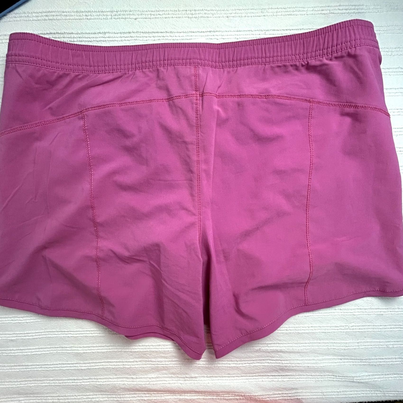 Lands' End Lands' End Sport Womens 12 Pink Built in Panty Drawstring Pockets Swim Shorts Size 34" / US 12 / IT 48 - 4 Thumbnail
