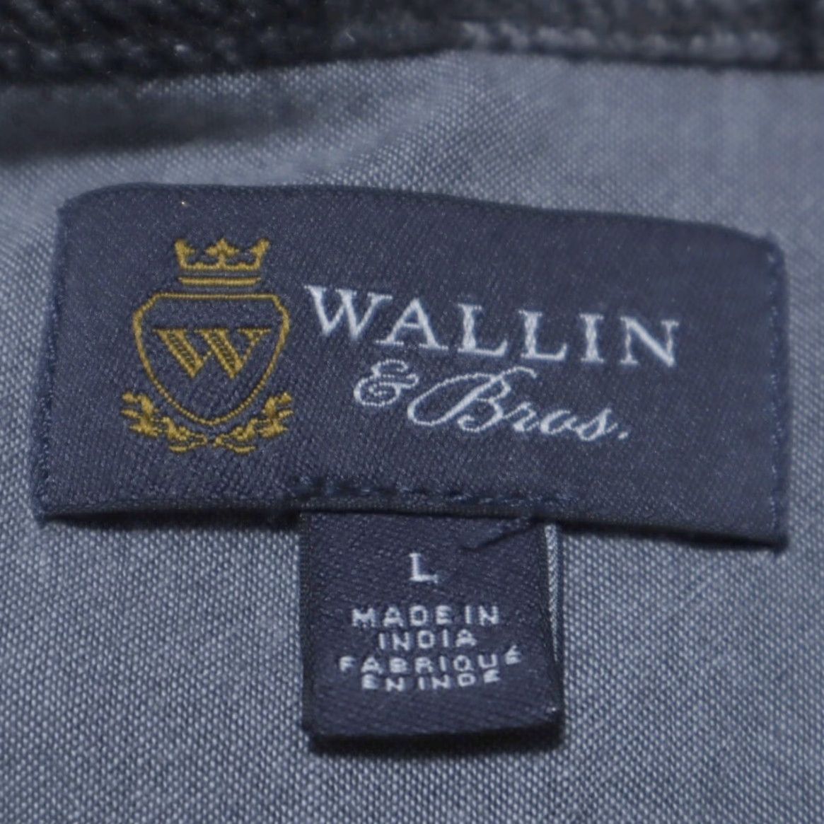 Vintage Wallin & Bros Heavy Wool Flannel Plaid Long Sleeve Button Up Shirt Gray Men L Size US L / EU 52-54 / 3 - 5 Thumbnail