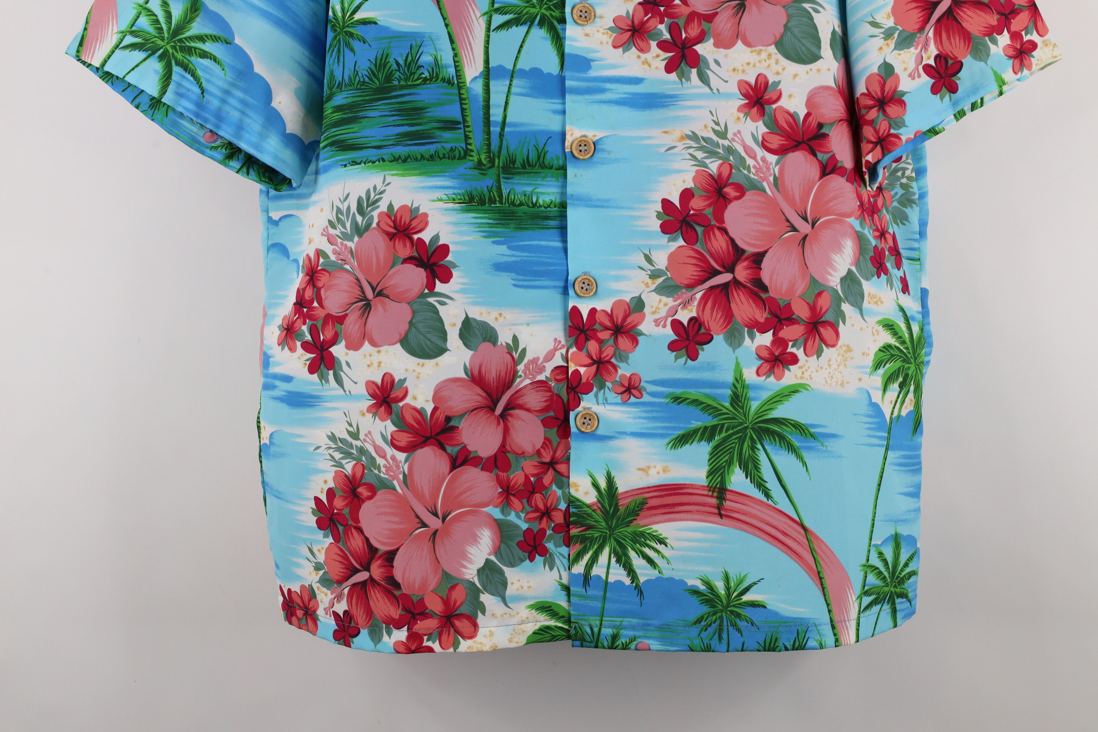 Vintage Vintage 70s Streetwear Short Sleeve Button Shirt USA Size US L / EU 52-54 / 3 - 3 Thumbnail