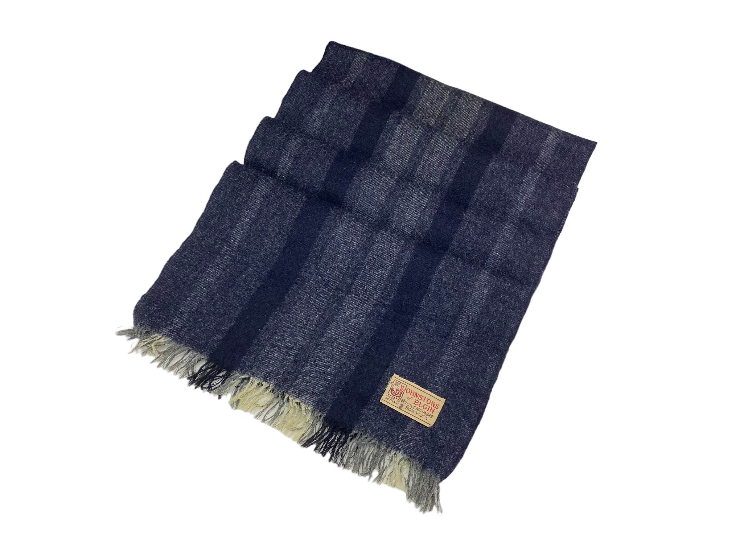 Johnstons Of Elgin JohnstonVintage Daks London Wool Scarf -Striped England Made Size ONE SIZE - 5 Thumbnail