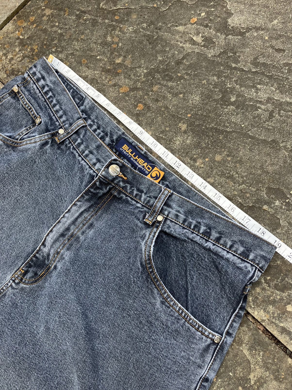 Bullhead Denim Co. Vintage Y2K Bullhead Denim Wide Leg Carpenter Jeans Size US 38 / EU 54 - 10 Thumbnail