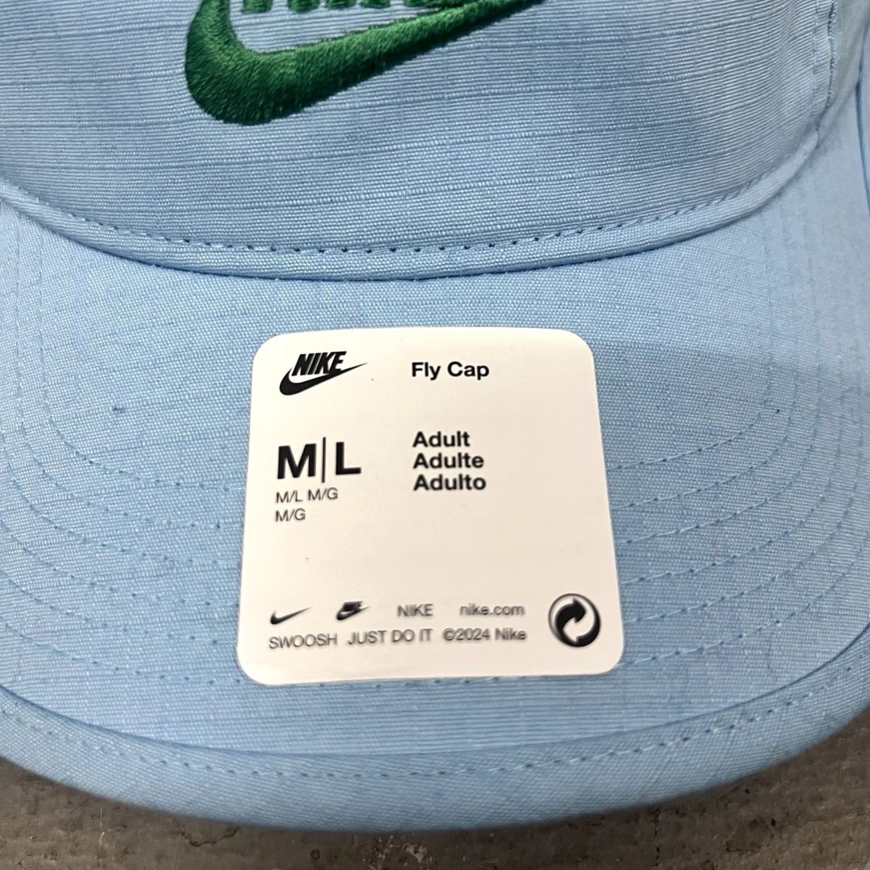 Nike Nike Unstructured Fly Hat Cap Strapback Size L/XL Blue Unisex Baseball Cap Size ONE SIZE - 2 Thumbnail