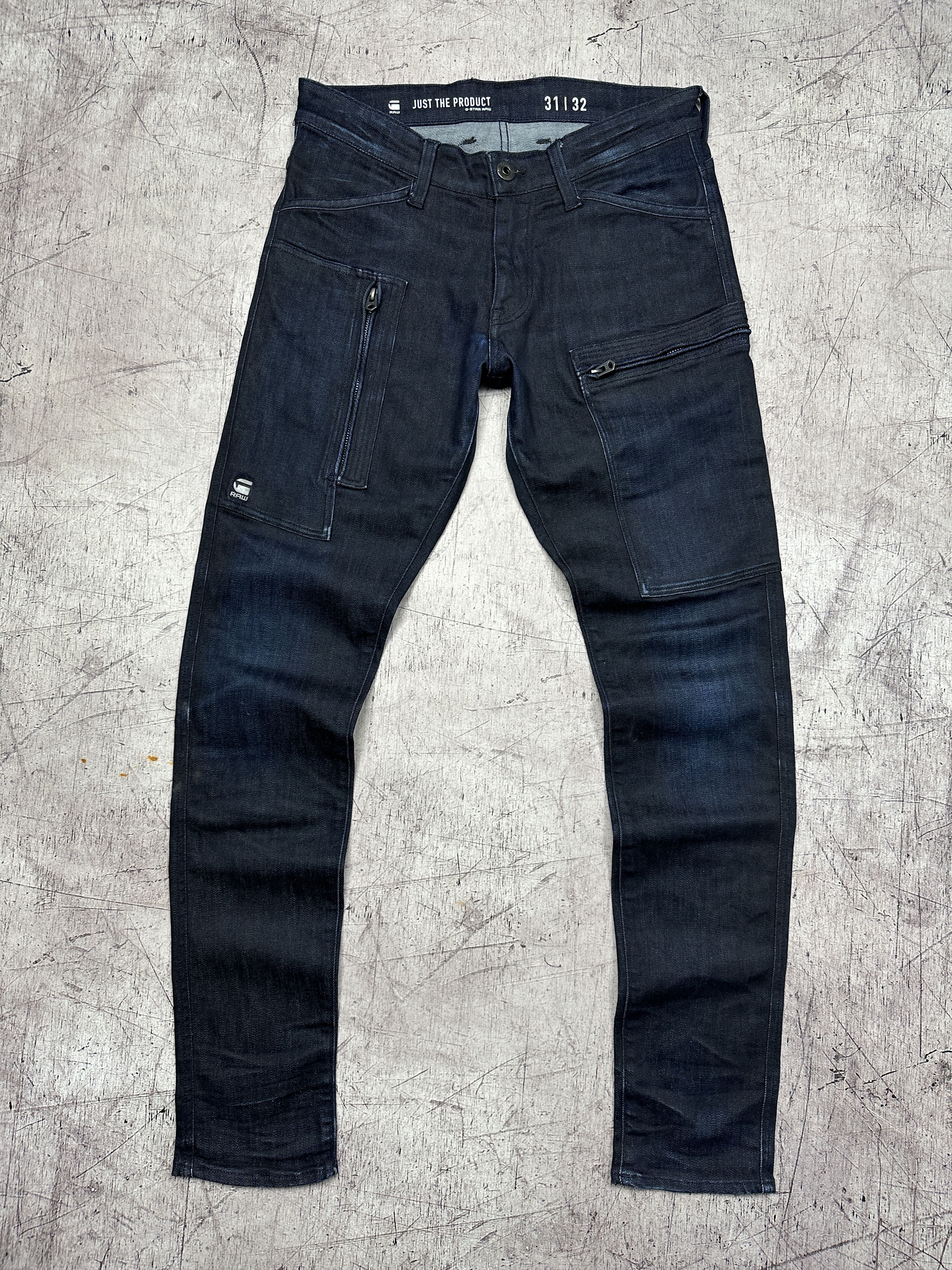 G-Star G Star Raw Powel Super Slim Tapered Mens Denim Pants Jeans Size US 31 - 1 Thumbnail