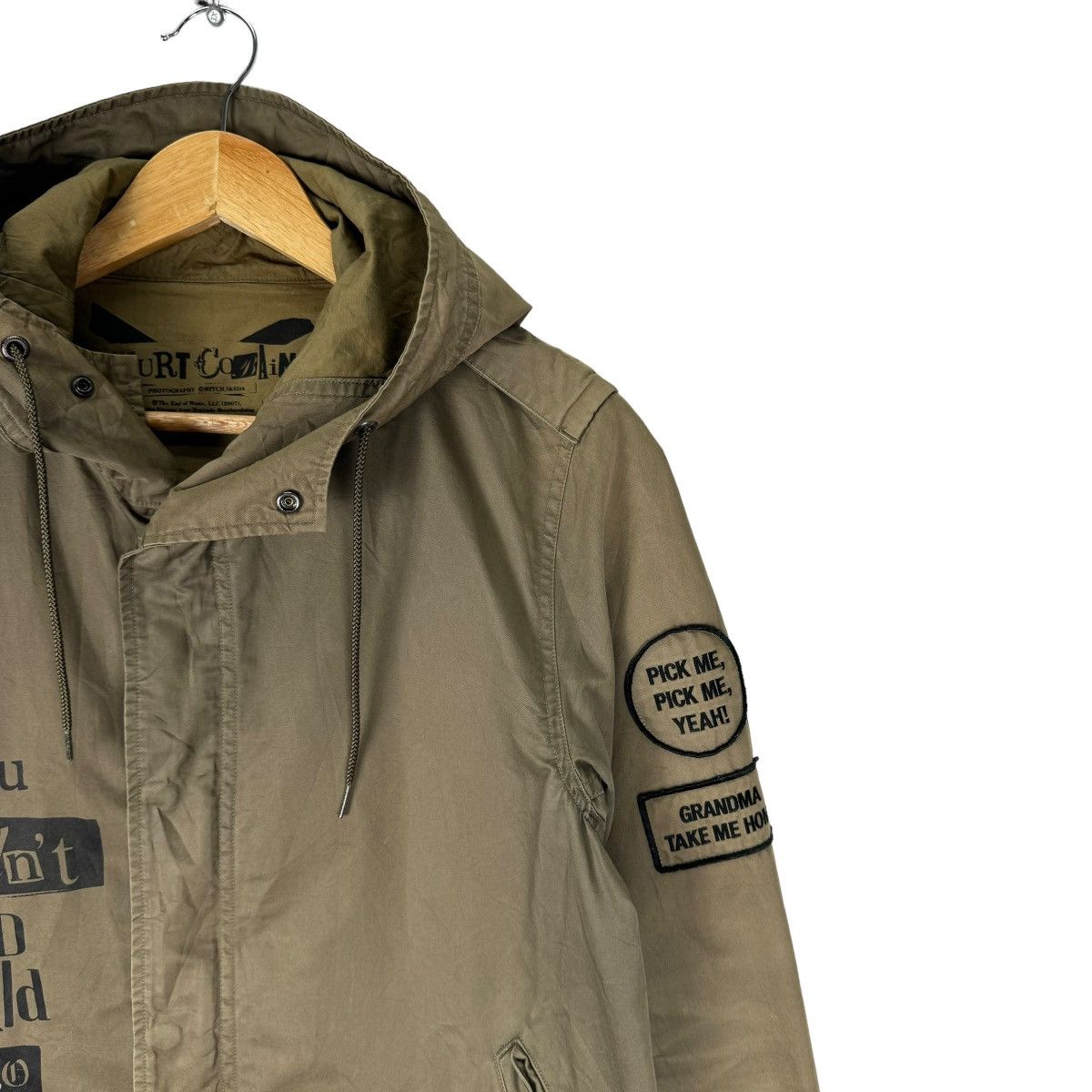 Hysteric Glamour ⚡️HYSTERIC GLAMOUR X KURT COBAIN FISHTAIL PARKA JACKET Size M / US 6-8 / IT 42-44 - 6 Thumbnail