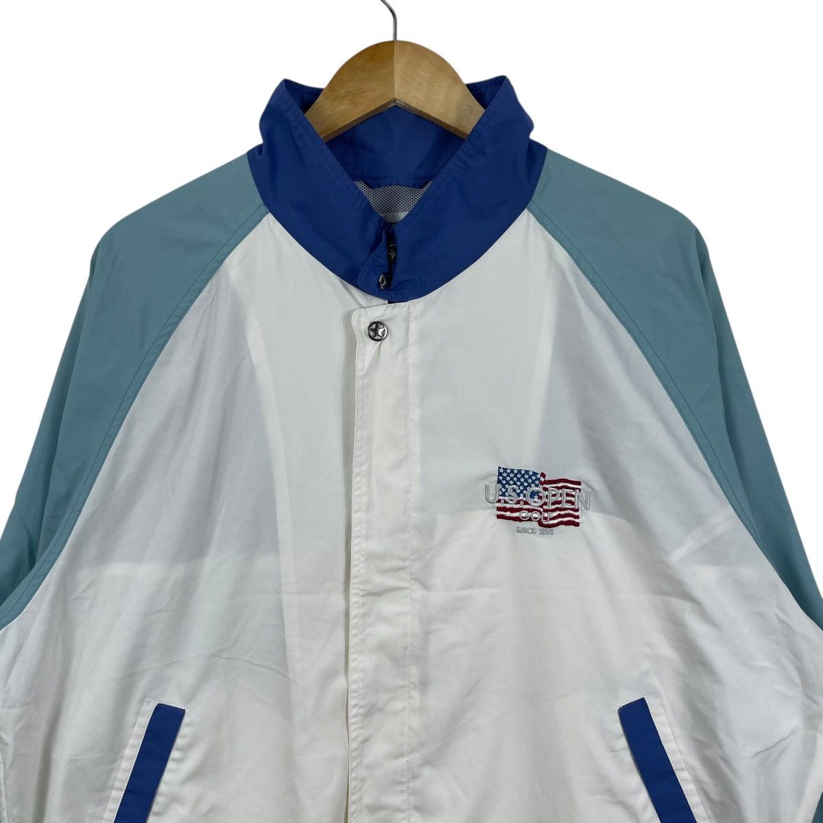 Vintage Vintage 90s U.S.OPEN Golf Windbreaker Jacket Size US L / EU 52-54 / 3 - 3 Thumbnail