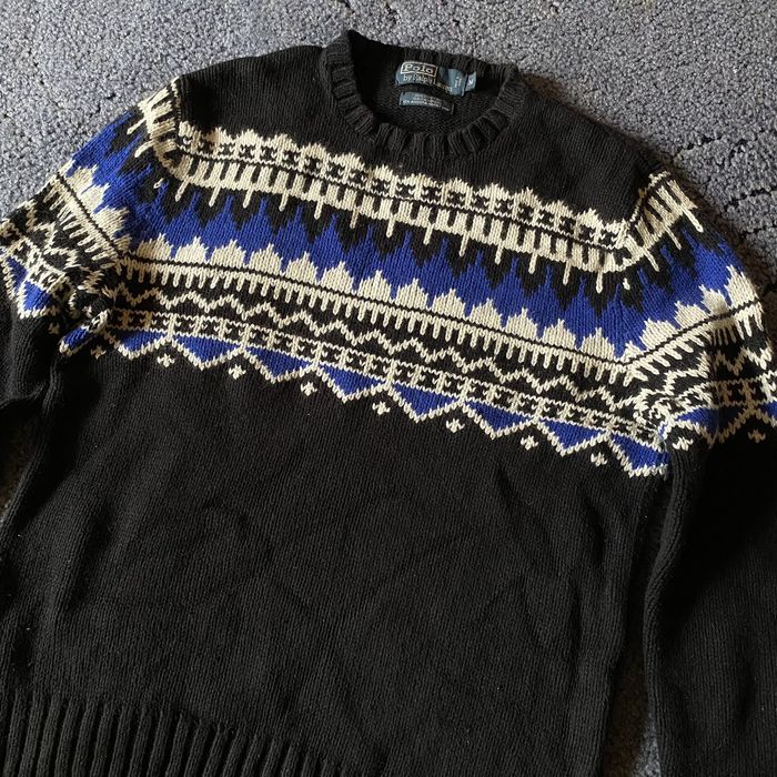 Ralph Lauren RARE Hand Knitted Polo Ralph Lauren Sweater | Grailed