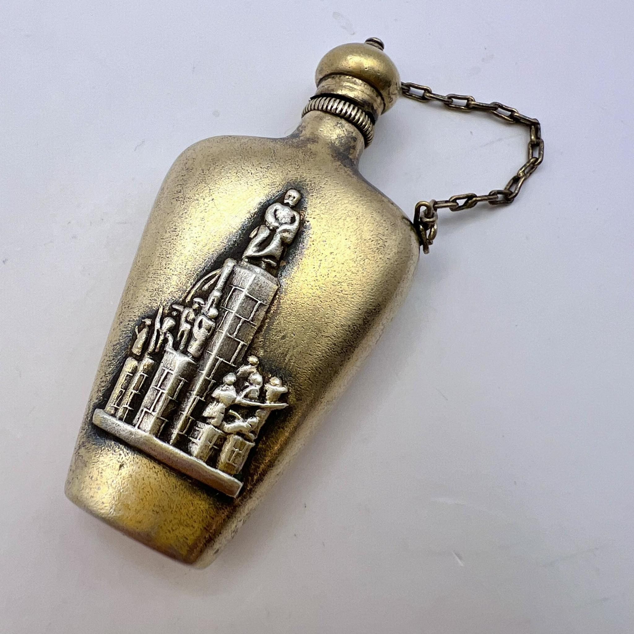 Vintage Vintage Gilt Silver 875 bottle Flask Perfume Oil Size ONE SIZE - 4 Thumbnail
