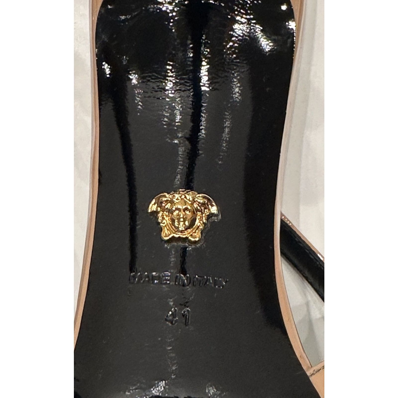 Versace Versace Sling Back Leather Pump Shoes Blush 11 US 1012428 Size US 11 / IT 41 - 12 Thumbnail