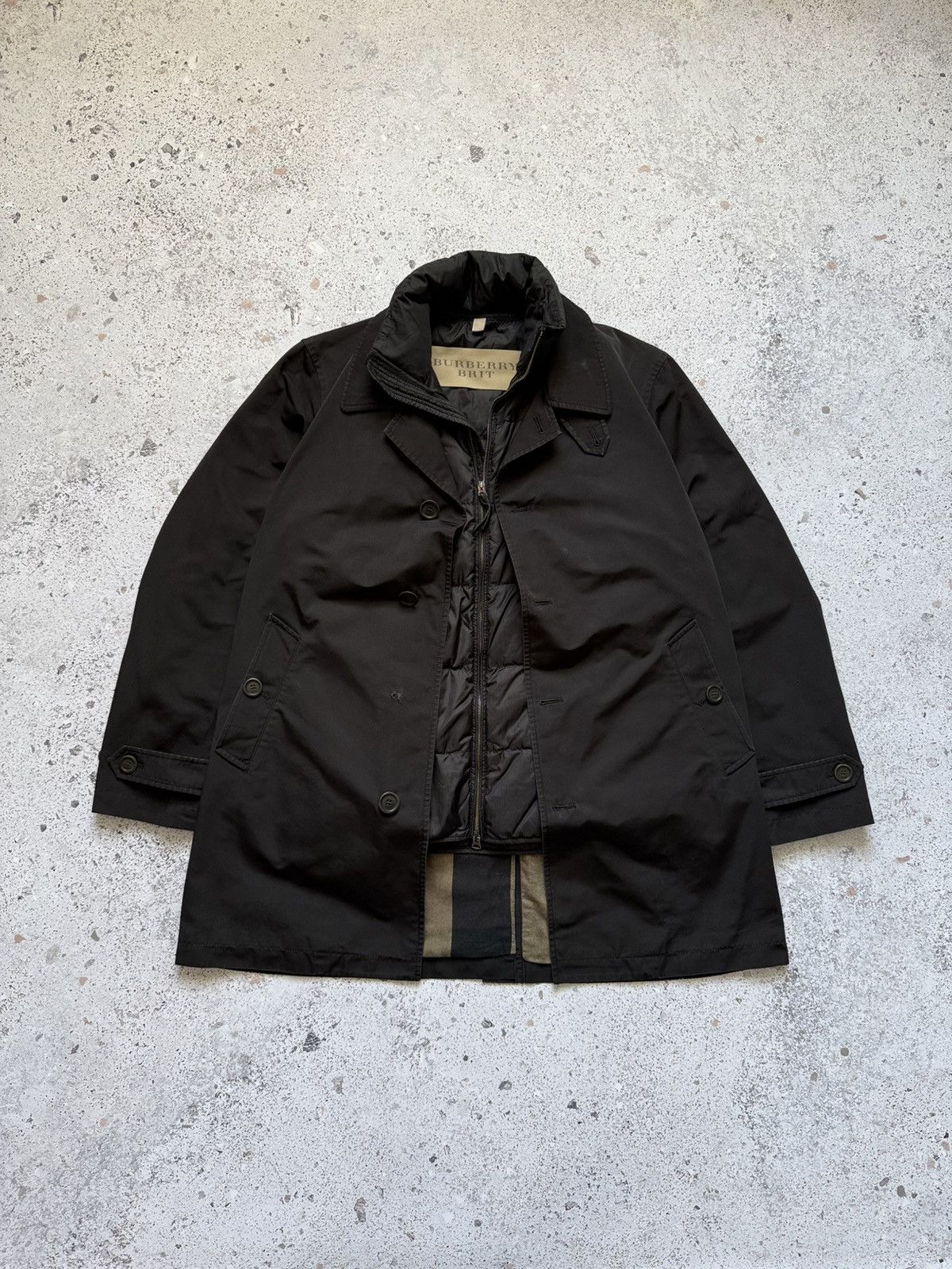 Burberry Burberry brit mens coat 2 in 1 puffer vest size M Size US M / EU 48-50 / 2 - 1 Thumbnail
