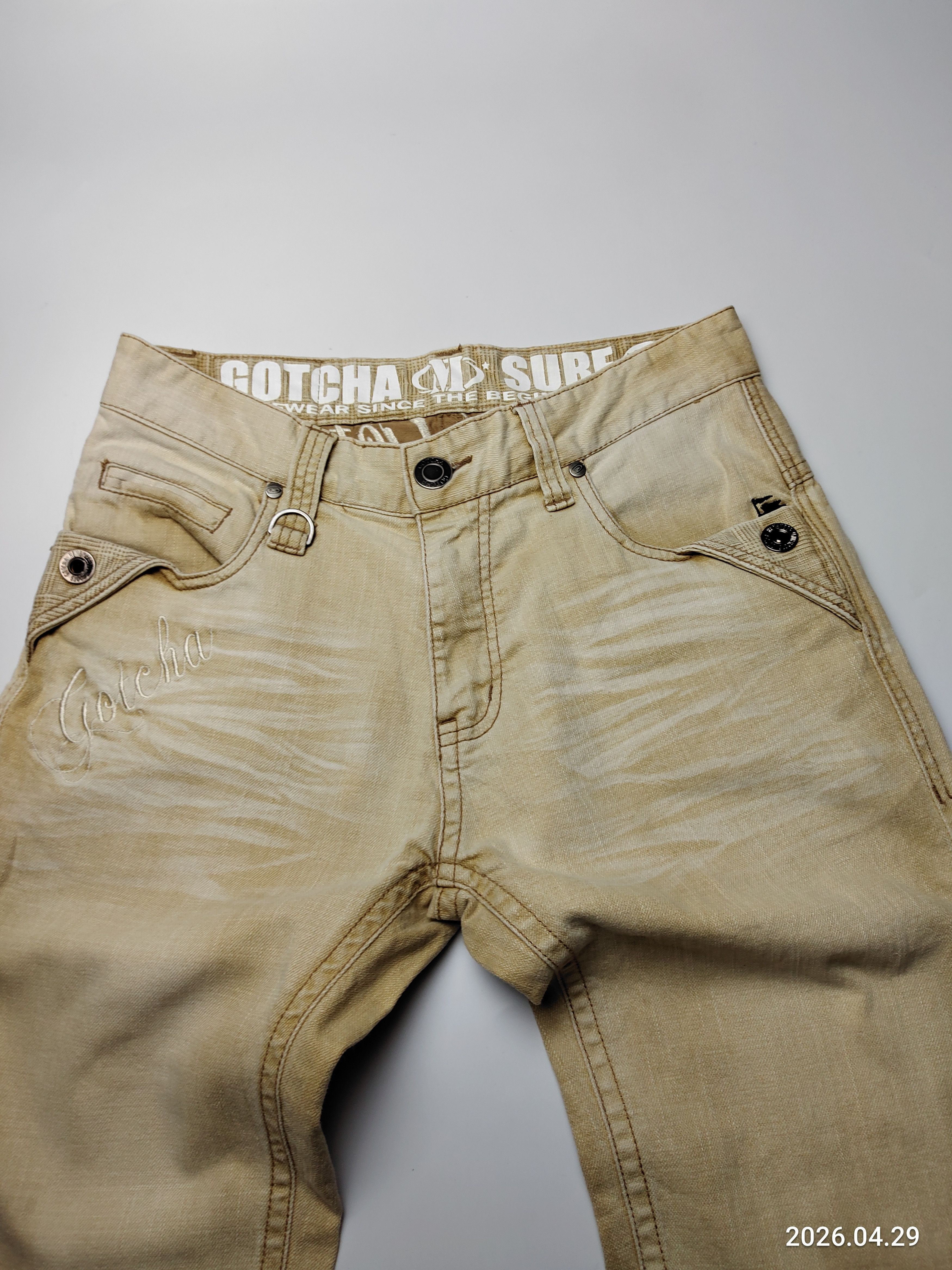 If Six Was Nine Gotcha Surf embroidered pants Size US 30 / EU 46 - 2 Thumbnail