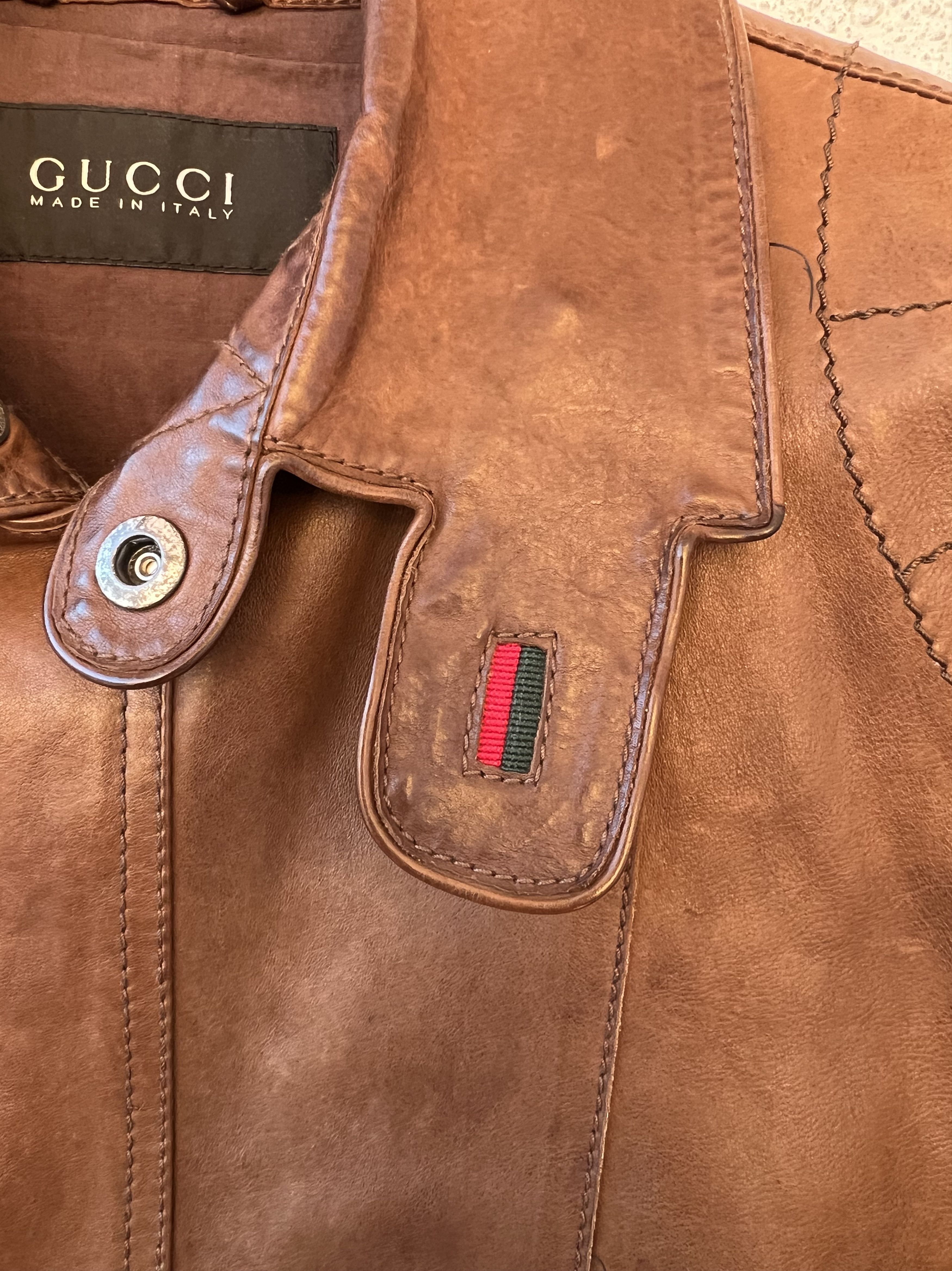 Gucci Gucci Leather Jacket 50 Size US M / EU 48-50 / 2 - 3 Thumbnail