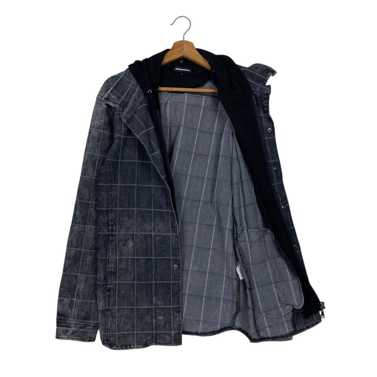 semanticdesign Semantic Design denim hoodie jacket Size US L / EU 52-54 / 3 - 10 Thumbnail